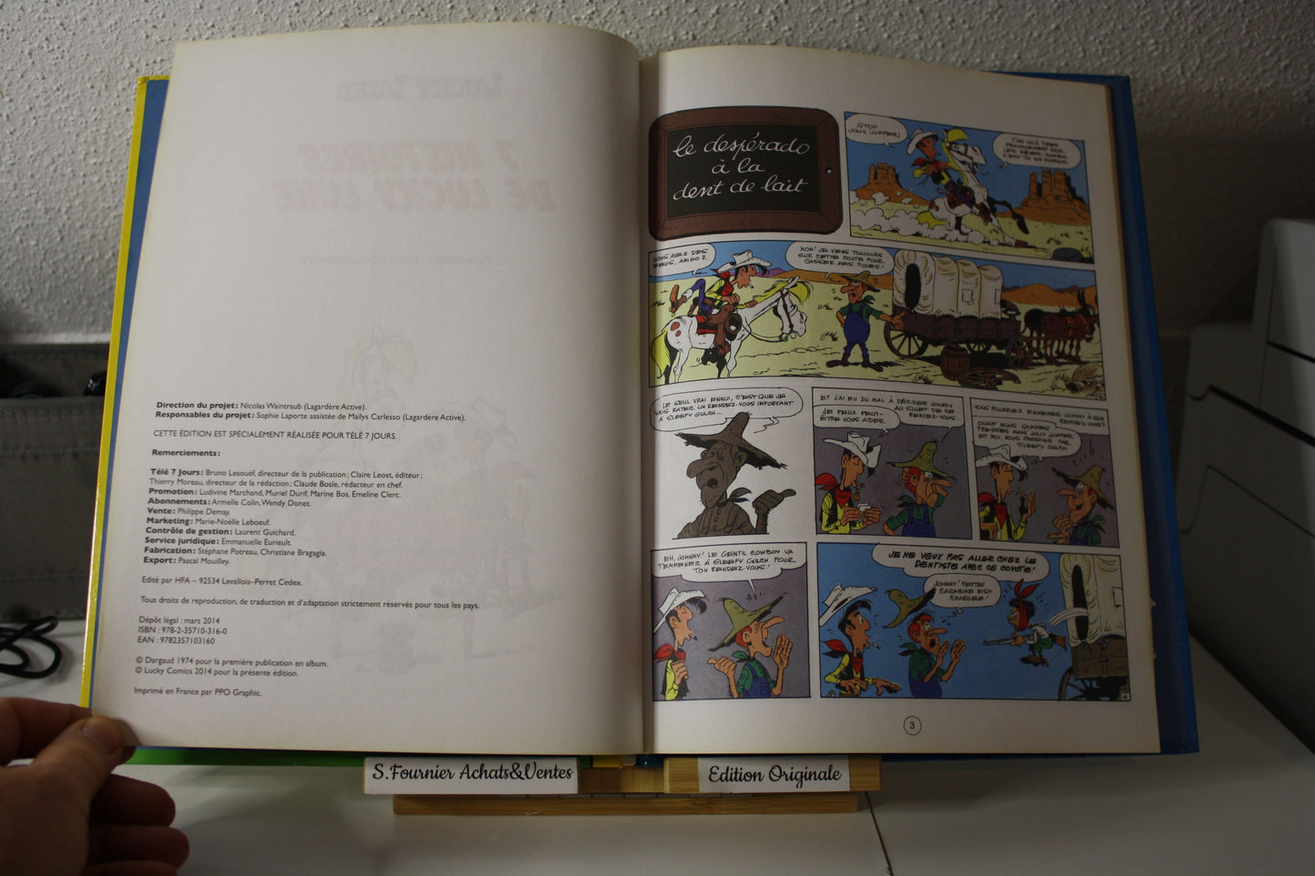 7 Histoires de Lucky Luke – Lucky Luke – Goscinny Morris - Télé 7 jours – Réédition - 2014