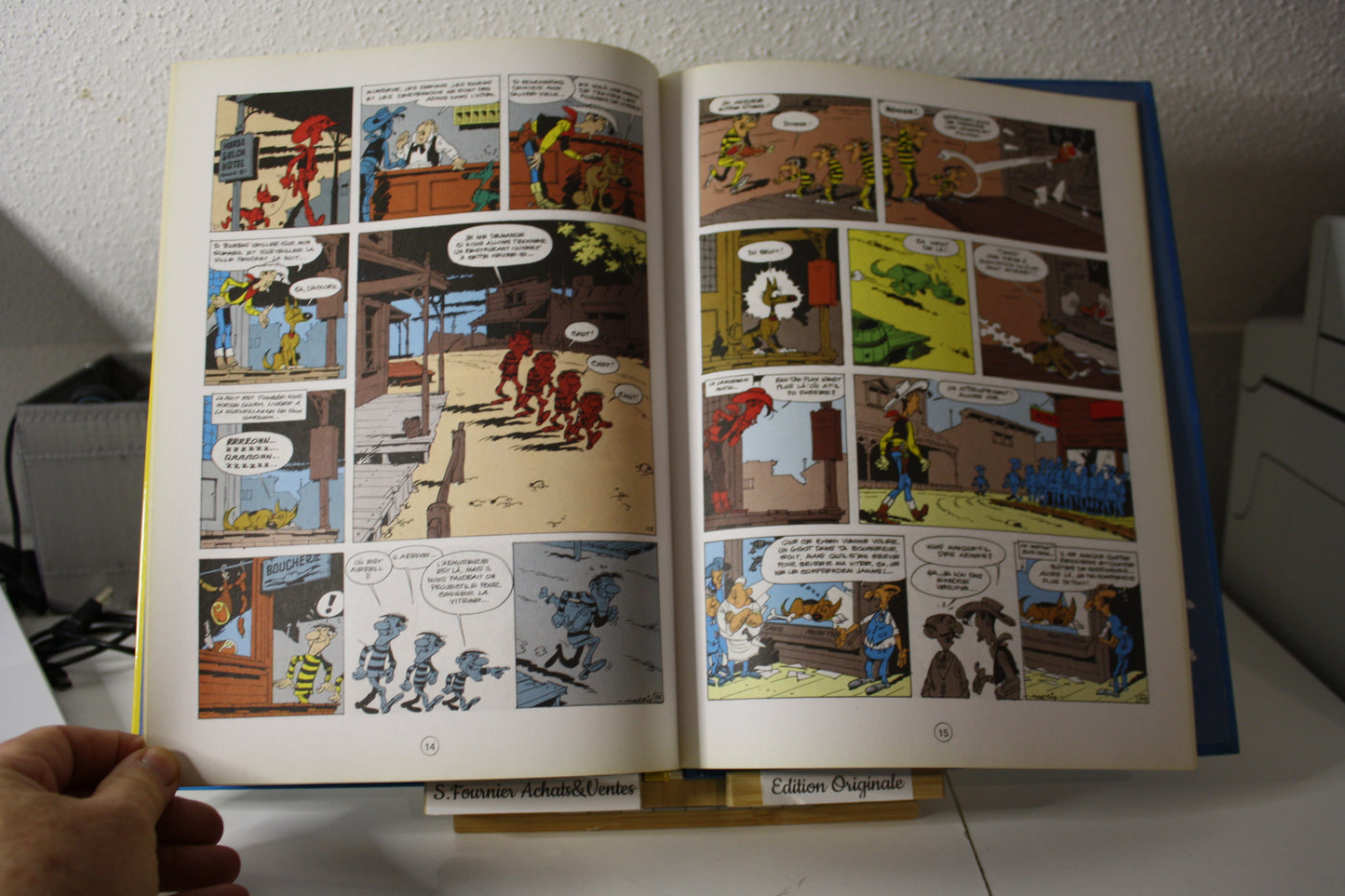 Sur la piste des Daltons – Lucky Luke – Morris et Goscinny - Télé 7 jours – Publicitaire - 2014