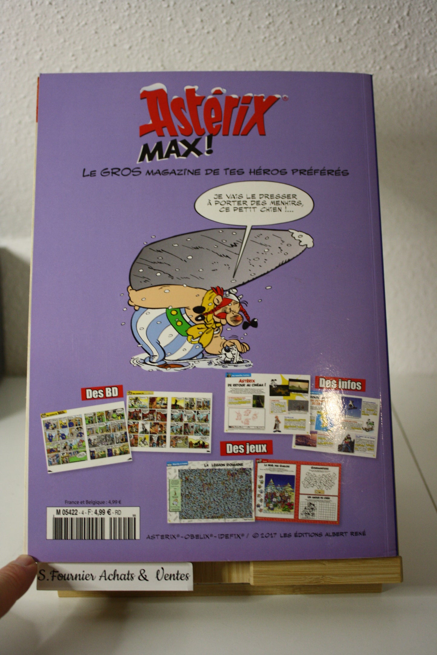 Astérix Max n°4 – Astérix - Goscinnny Uderzo – Hachette - Trimestriel - 2017 – Décembre