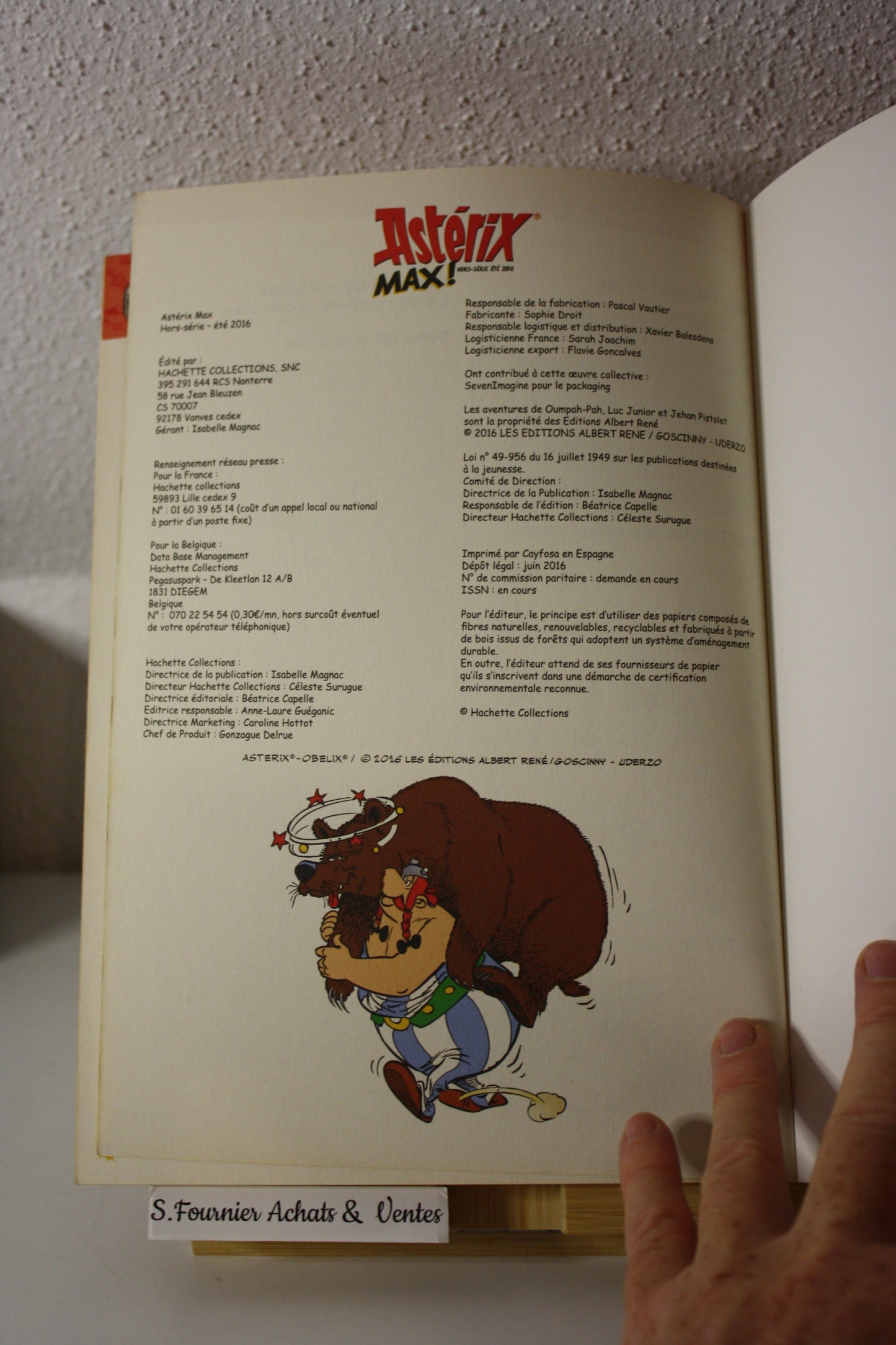 Astérix Max 1H – Astérix - Uderzo Goscinny - Hachette - Mensuel - 2016 - Spécial été 2016