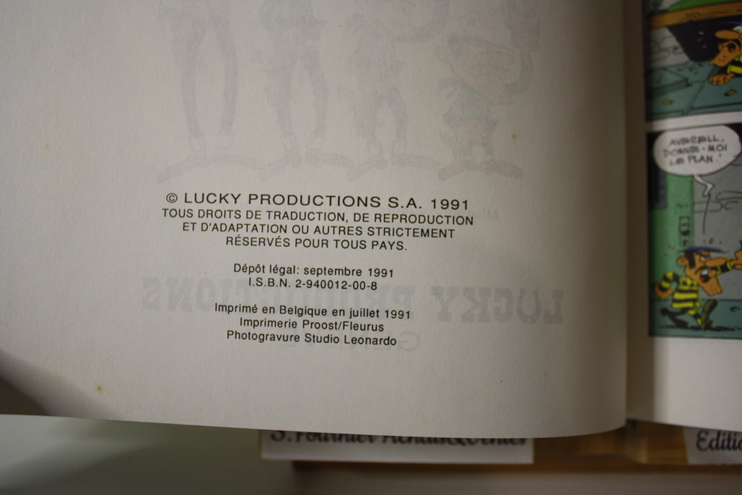 L’amnésie des Dalton – Lucky Luke - Morris, Fauche et Léturgie - Lucky Production - EO - 1991