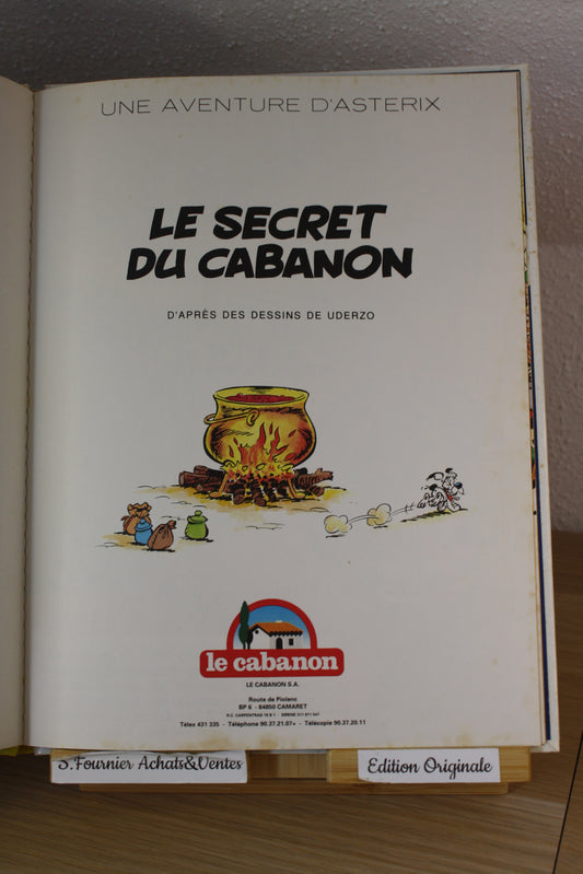 Le secret du cabanon – Astérix – Uderzo – Albert René - EO – 1989