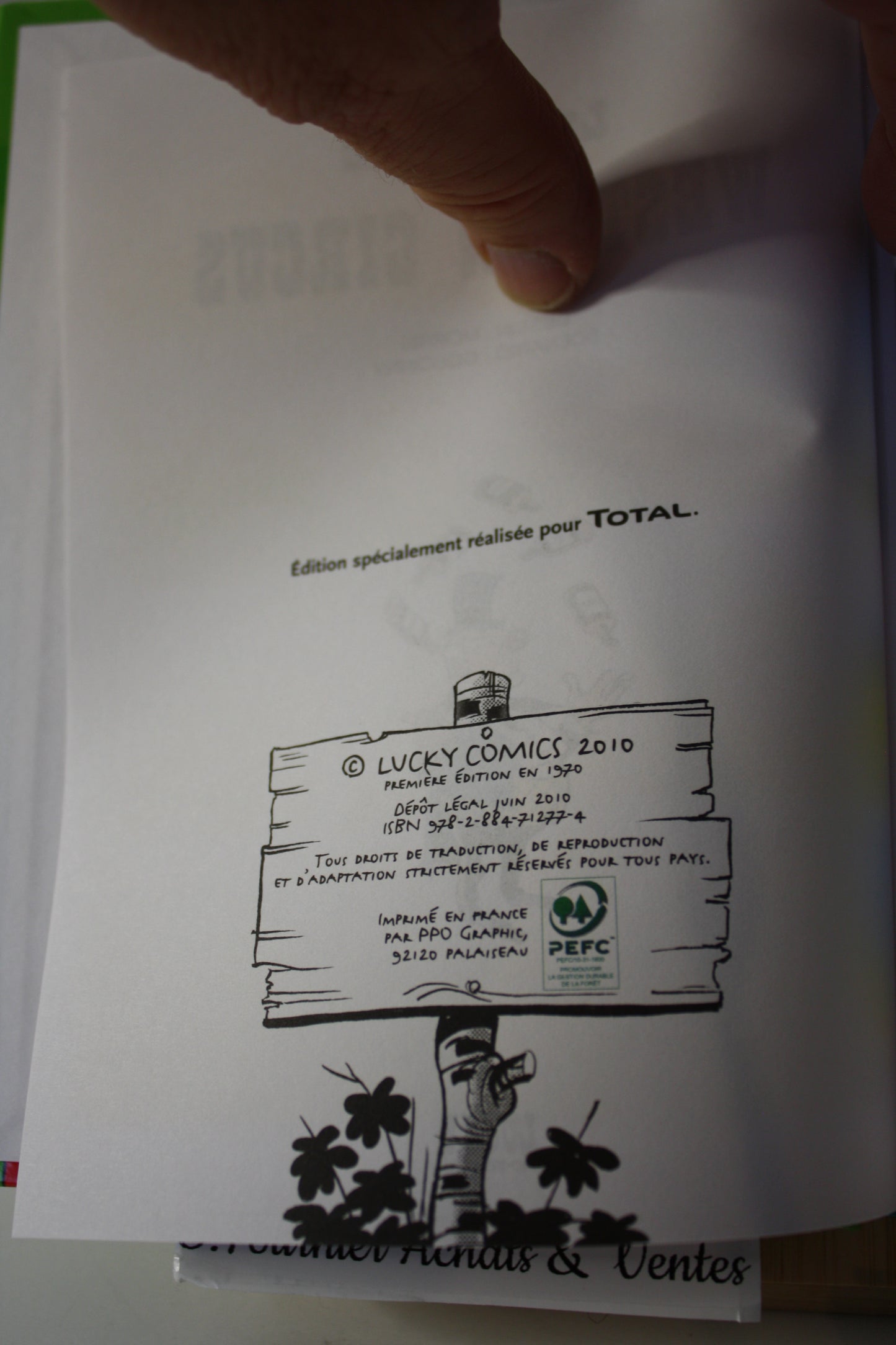 Western Circus – Lucky Luke – Morris Goscinny - Lucky Comics - Publicitaire - 2010 - Total