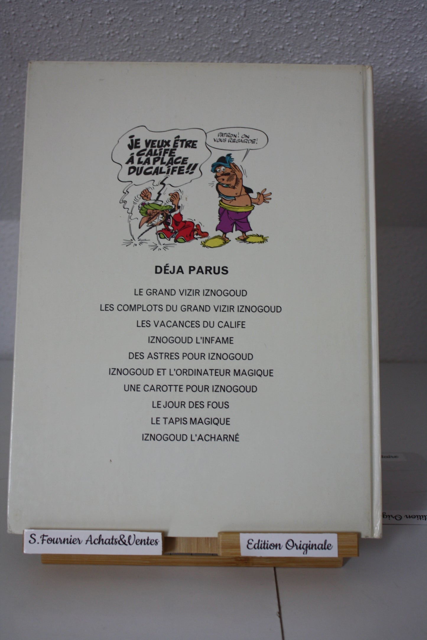 L’acharné – Iznogoud - Goscinny et Tabary - Dargaud editeur - EO - 1974