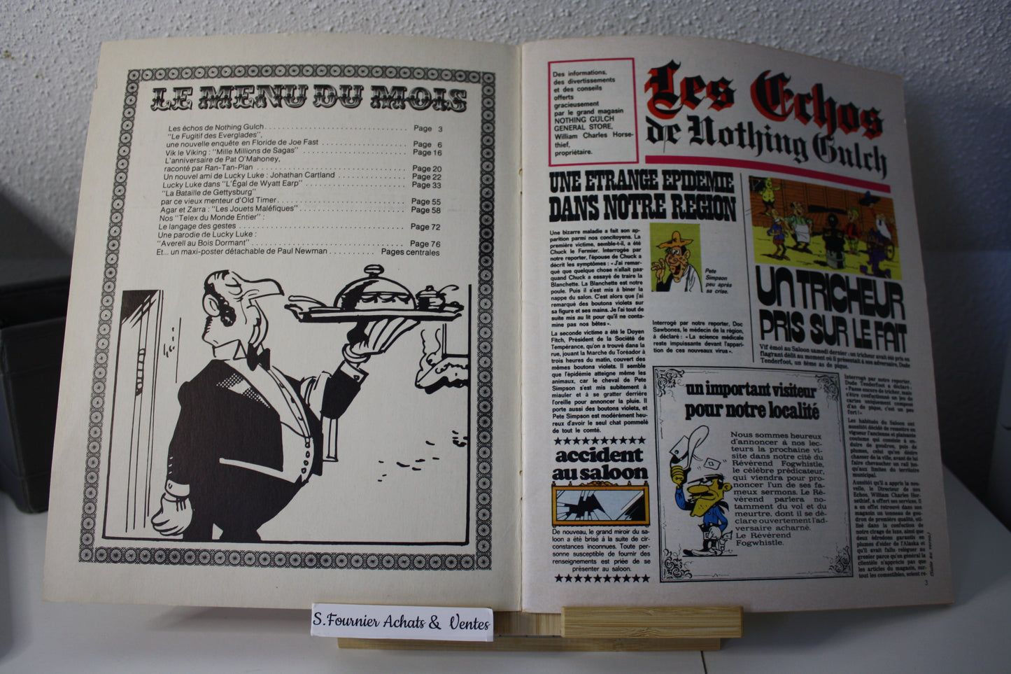 des copains de Lucky Luke – lucky Luke - - Dargaud - Mensuel International - 1974 - 1ère année N°4 Juin
