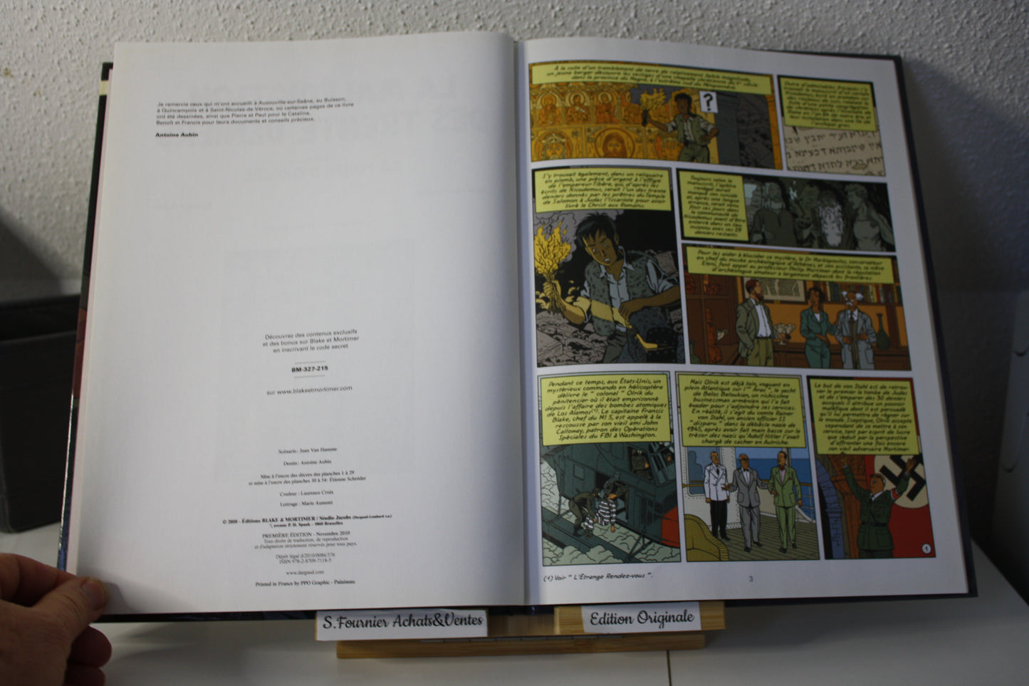 La malédiction des trente derniers Tome 2 – Blake et Mortimer – Van Hamme Aubin - Black et Mortimer - EO -2009