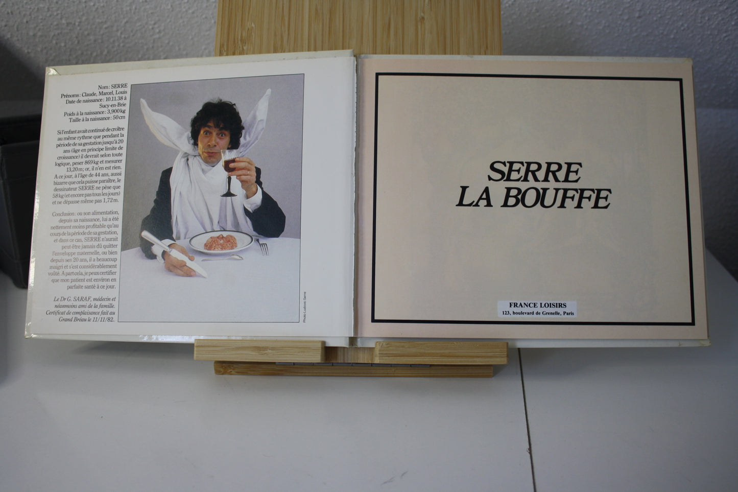 La bouffe – - Serre – France loisirs - Réédition - 1983