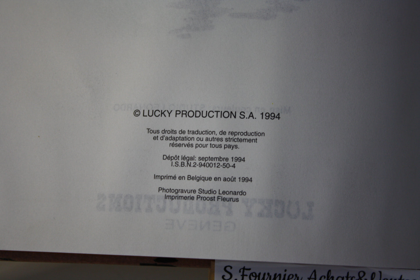 Le pont sur le Mississipi – Lucky Luke – Morris, Fauche et Léturgie - Lucky production – EO - 1994