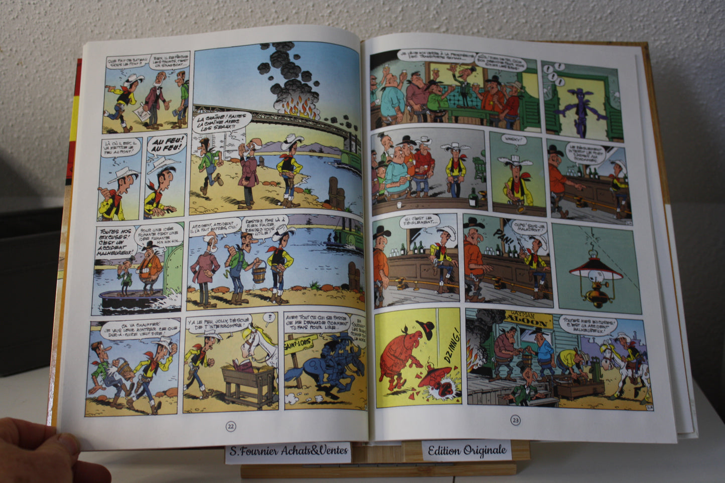 Le pont sur le Mississipi – Lucky Luke – Morris, Fauche et Léturgie - Lucky production – EO - 1994