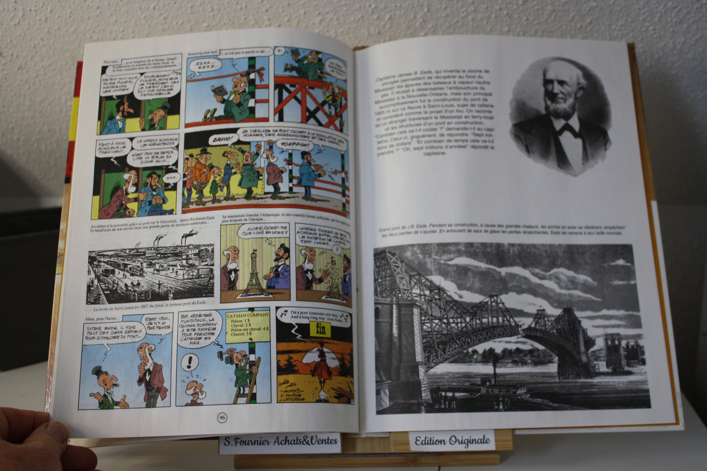 Le pont sur le Mississipi – Lucky Luke – Morris, Fauche et Léturgie - Lucky production – EO - 1994