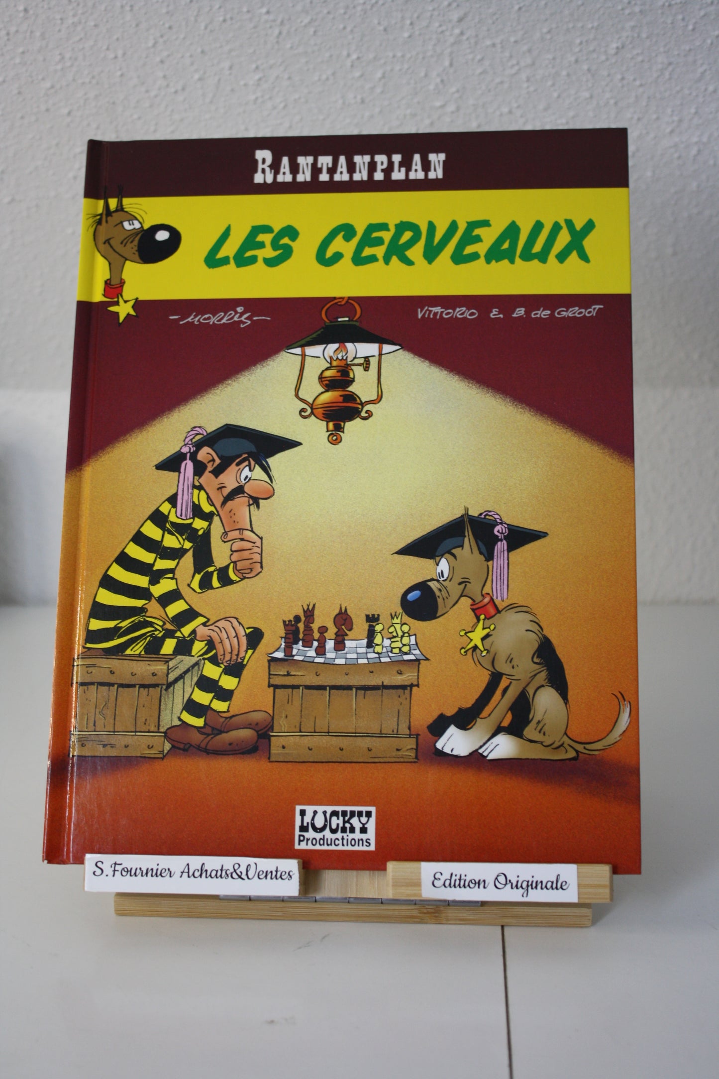 Les cerveaux – Rantanplan – Morris, Vittorio et Groot - Lucky comics – EO - 1996