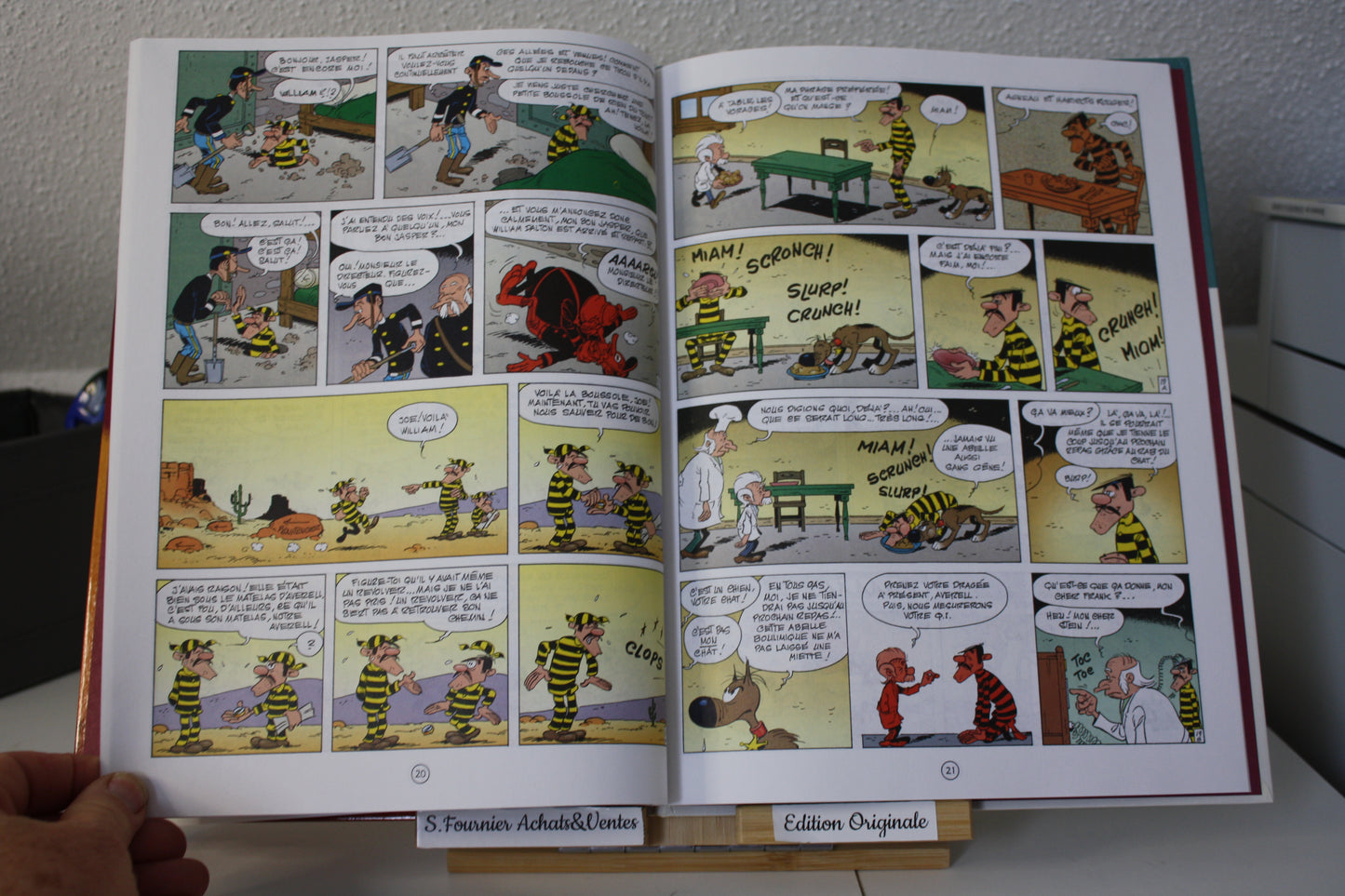 Les cerveaux – Rantanplan – Morris, Vittorio et Groot - Lucky comics – EO - 1996
