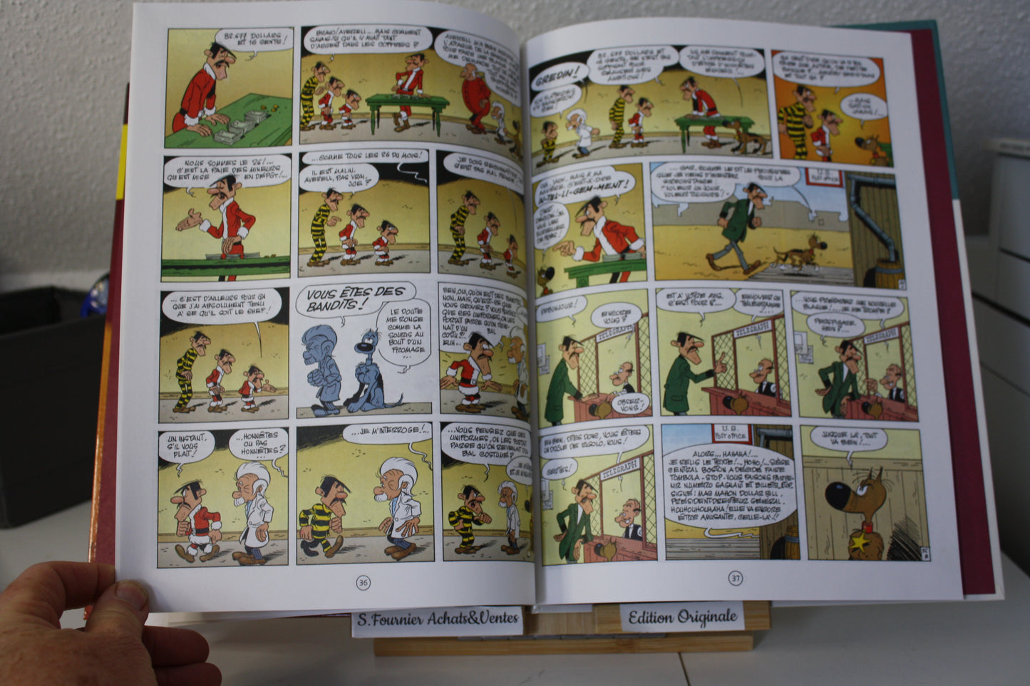 Les cerveaux – Rantanplan – Morris, Vittorio et Groot - Lucky comics – EO - 1996