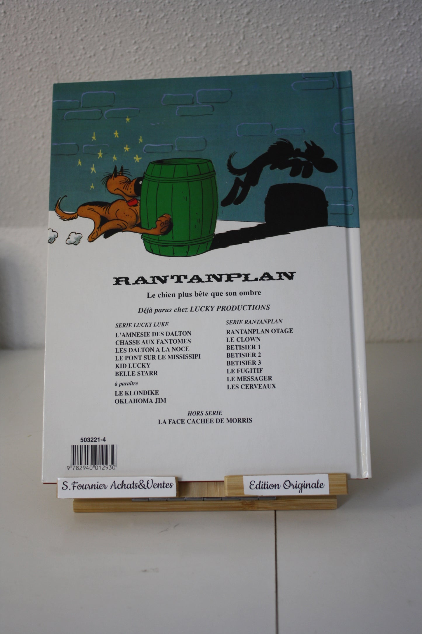 Les cerveaux – Rantanplan – Morris, Vittorio et Groot - Lucky comics – EO - 1996