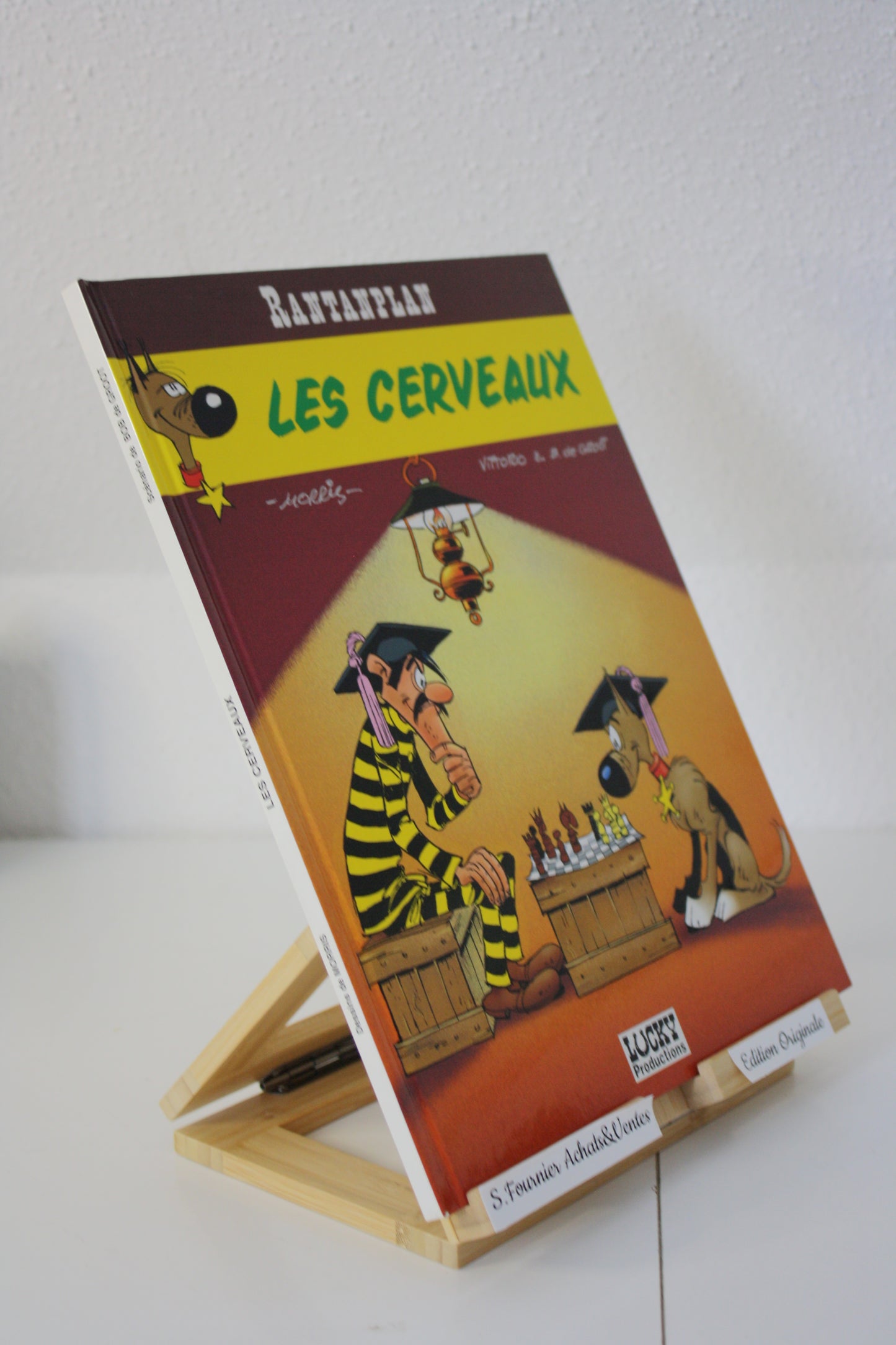 Les cerveaux – Rantanplan – Morris, Vittorio et Groot - Lucky comics – EO - 1996