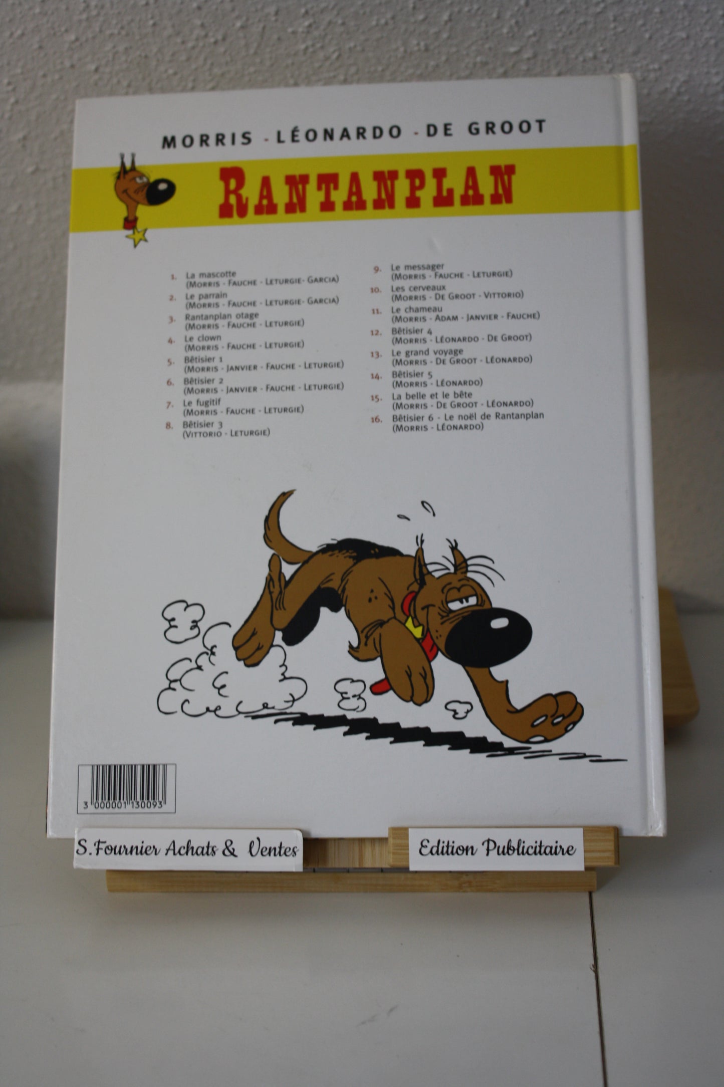 Chien perché – Rantanplan – Morris, Léonardino - Lucky Comics – Publicitaire – 2002 - BP France