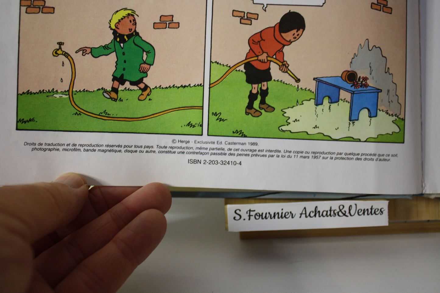 Farces & Attrapes – Quick & Flupke – Hergé - Casterman - EO - 1989