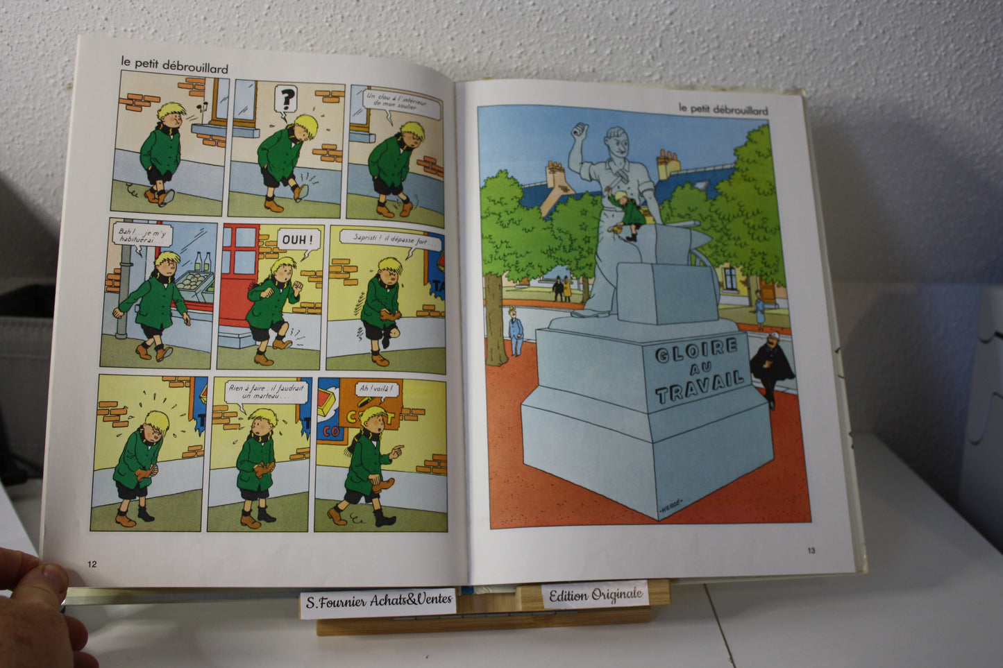 Chacun son tour – Quick & Flupke – Hergé - Casterman - EO - 1986