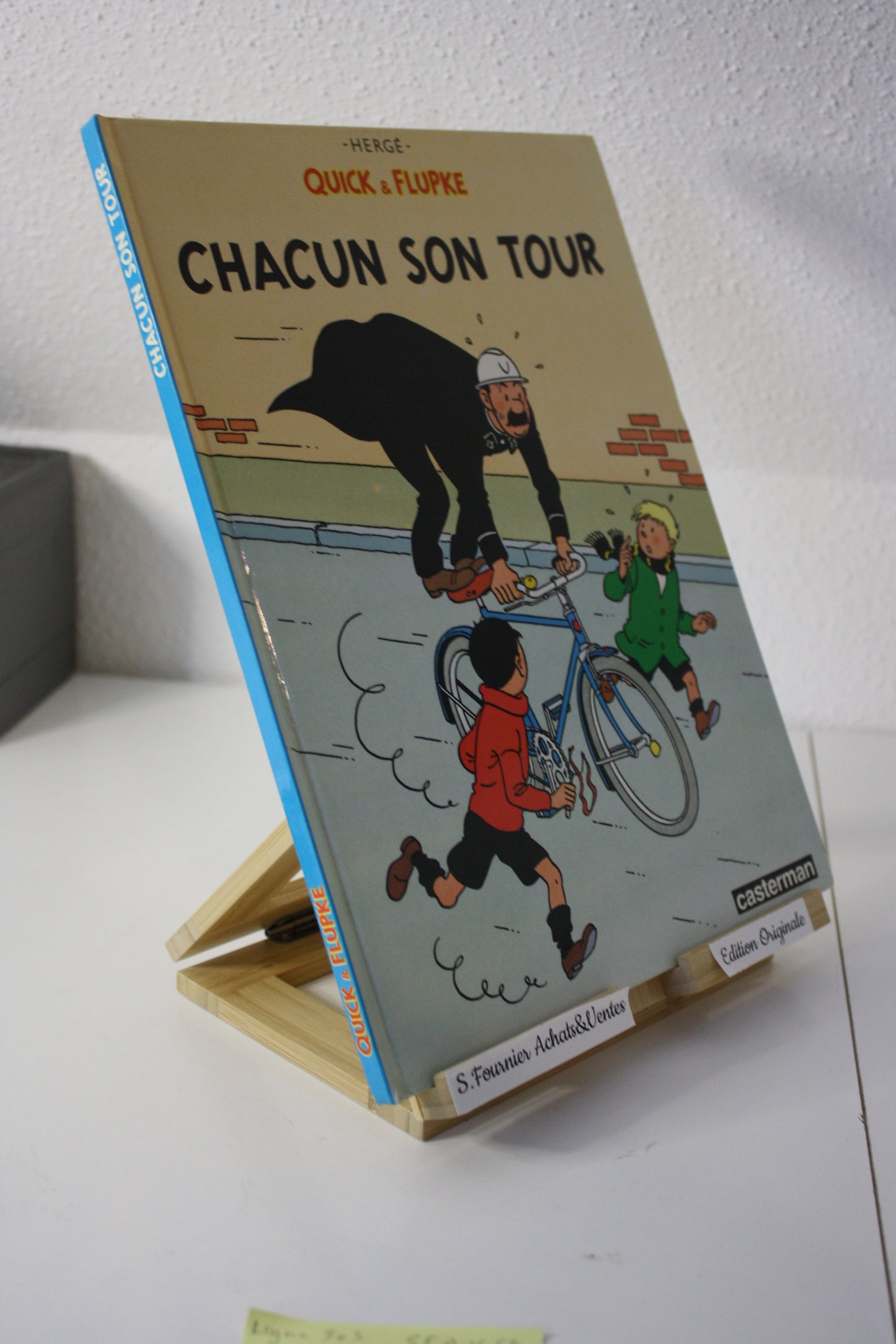 Chacun son tour – Quick & Flupke – Hergé - Casterman - EO - 1986