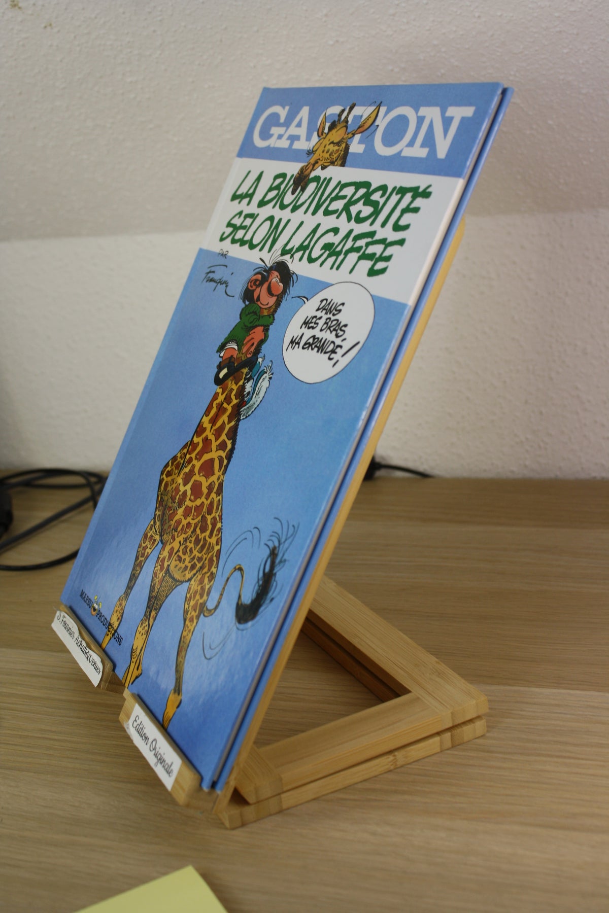La biodiversité selon Lagaffe – Gaston Lagaffe - Franquin – Marsu Production – EO – 2010