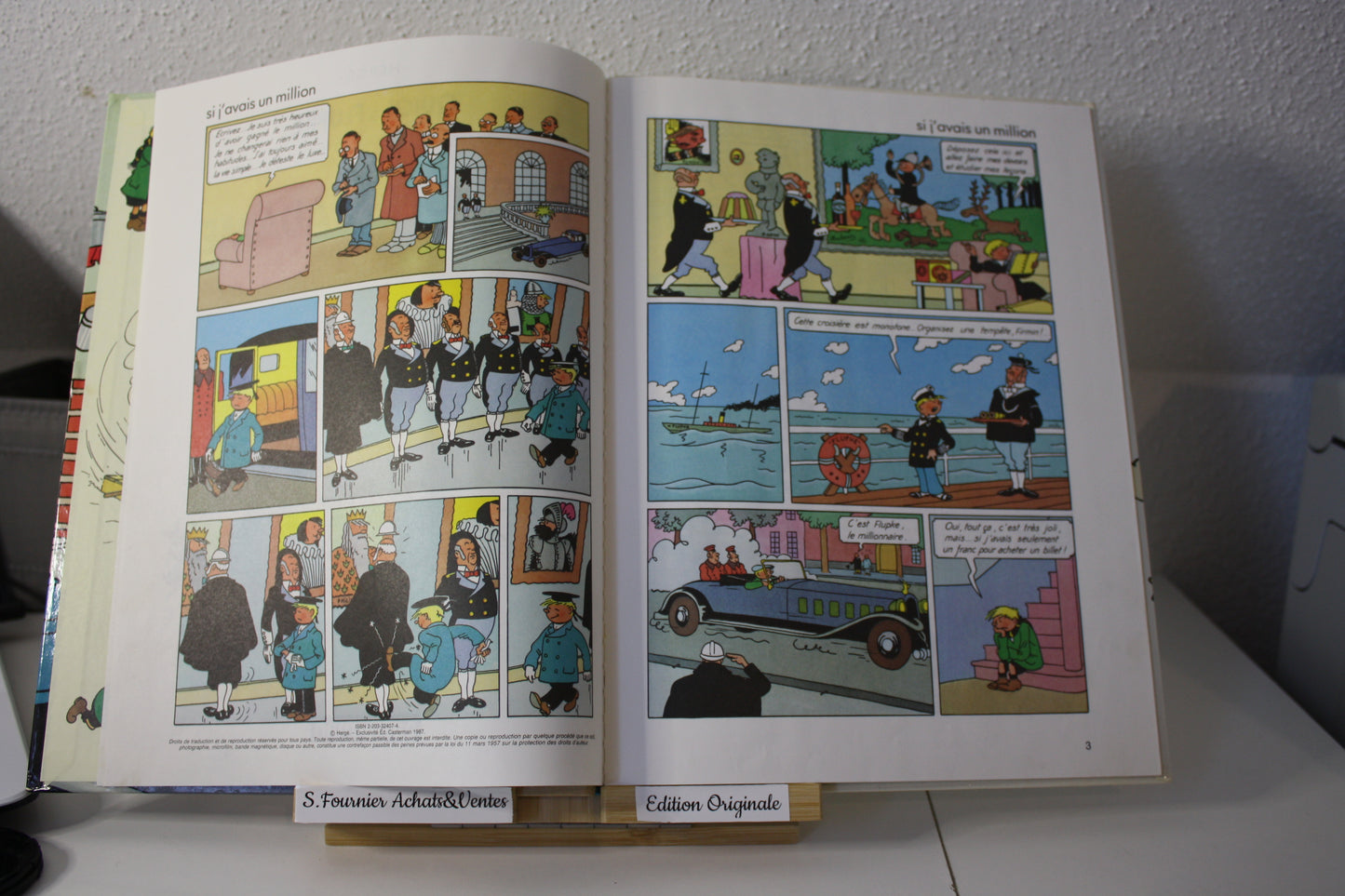 Pardon Madame – Quick & Flupke – Hergé - Casterman - EO - 1987