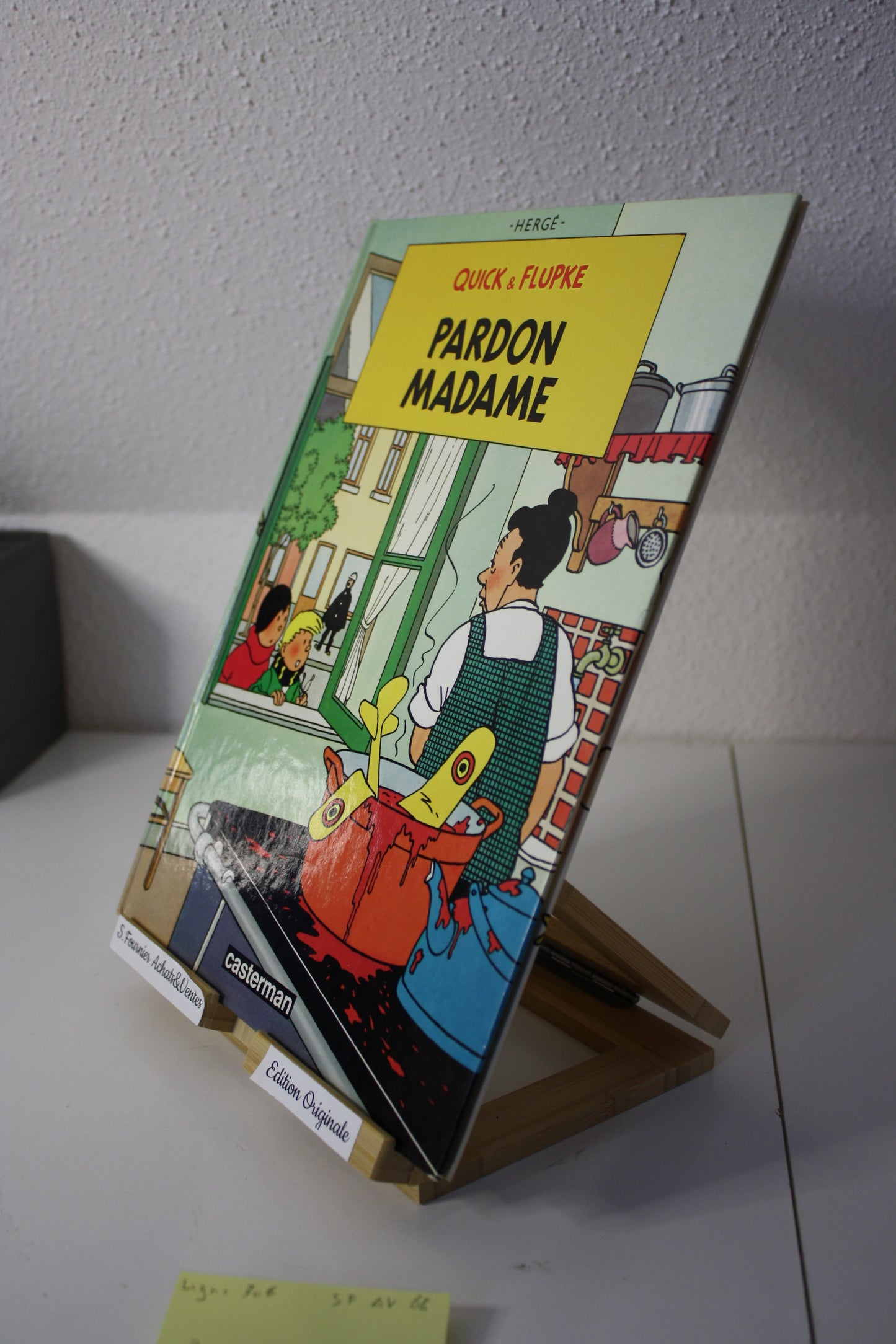 Pardon Madame – Quick & Flupke – Hergé - Casterman - EO - 1987