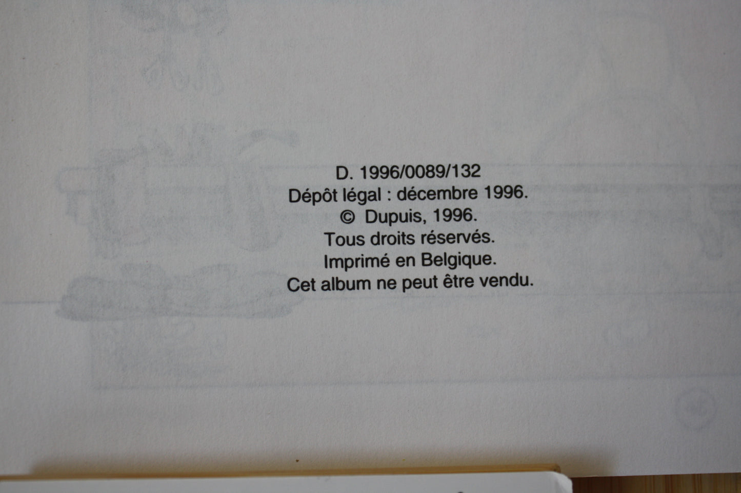 N’oublie pas ta capuche – Le petit Spirou – Tome et Janry - Dupuis - Publicitaire - 1996 - Harry’s