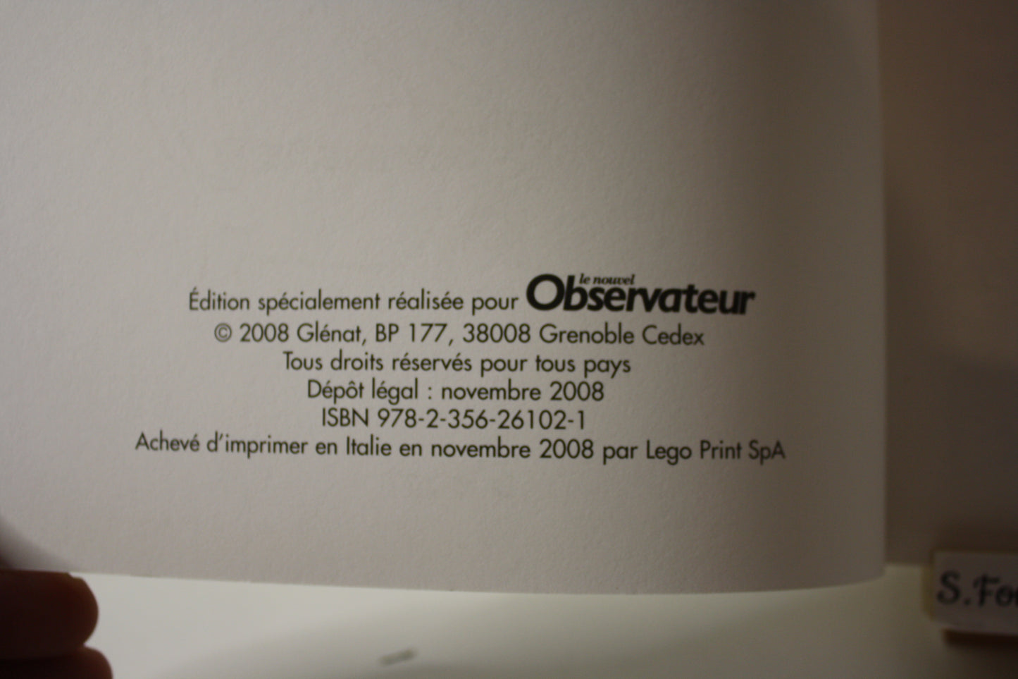 on vit une époque formidable – - Reiser – Glénat - Publicitaire - 2008 - Le nouvel observateur