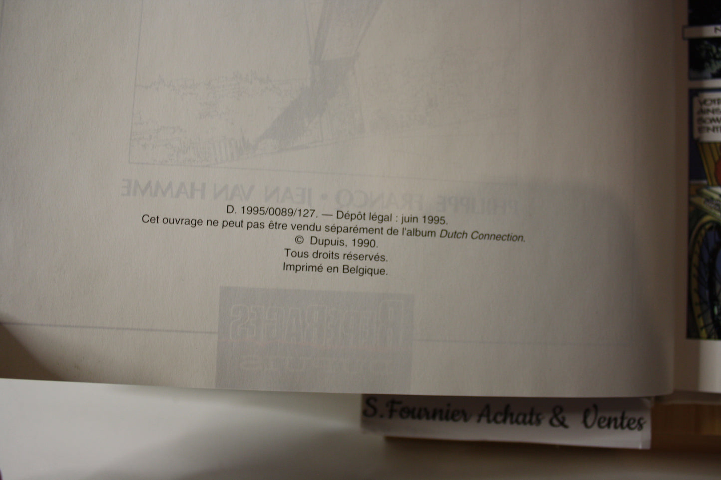l’Héritier – Largo Winch - Francq et Van Hamme - Dupuis - Publicitaire - 1995 - Promotionnel