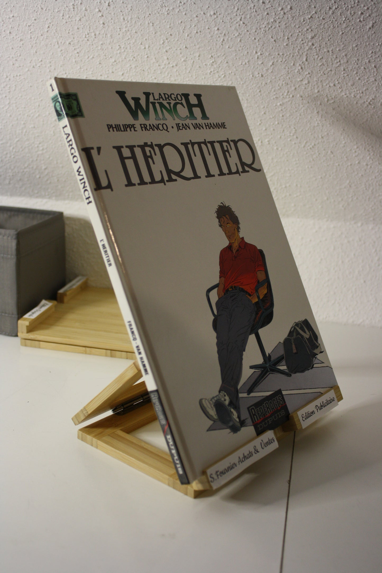l’Héritier – Largo Winch - Francq et Van Hamme - Dupuis - Publicitaire - 1995 - Promotionnel