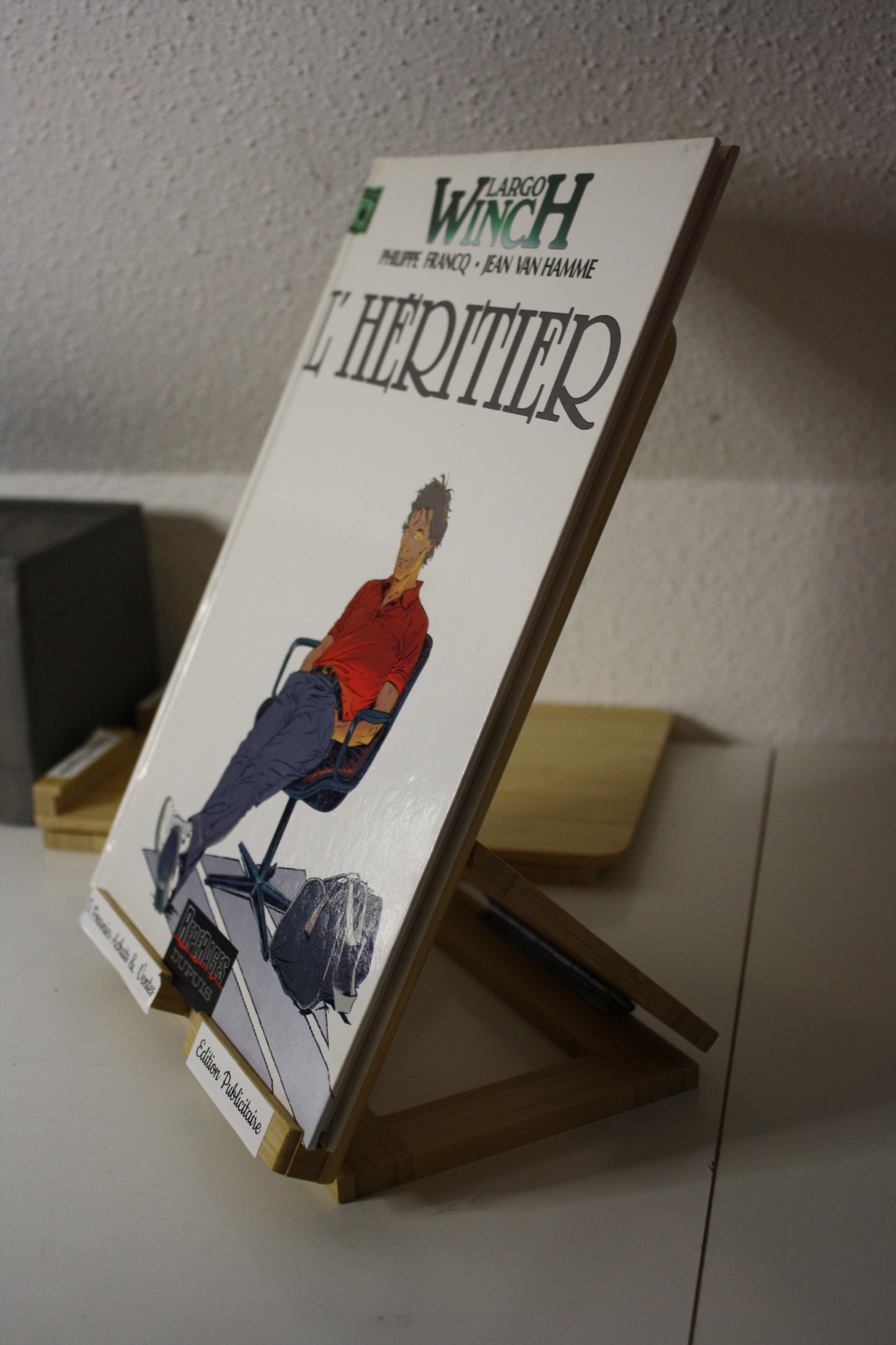 l’Héritier – Largo Winch - Francq et Van Hamme - Dupuis - Publicitaire - 1995 - Promotionnel