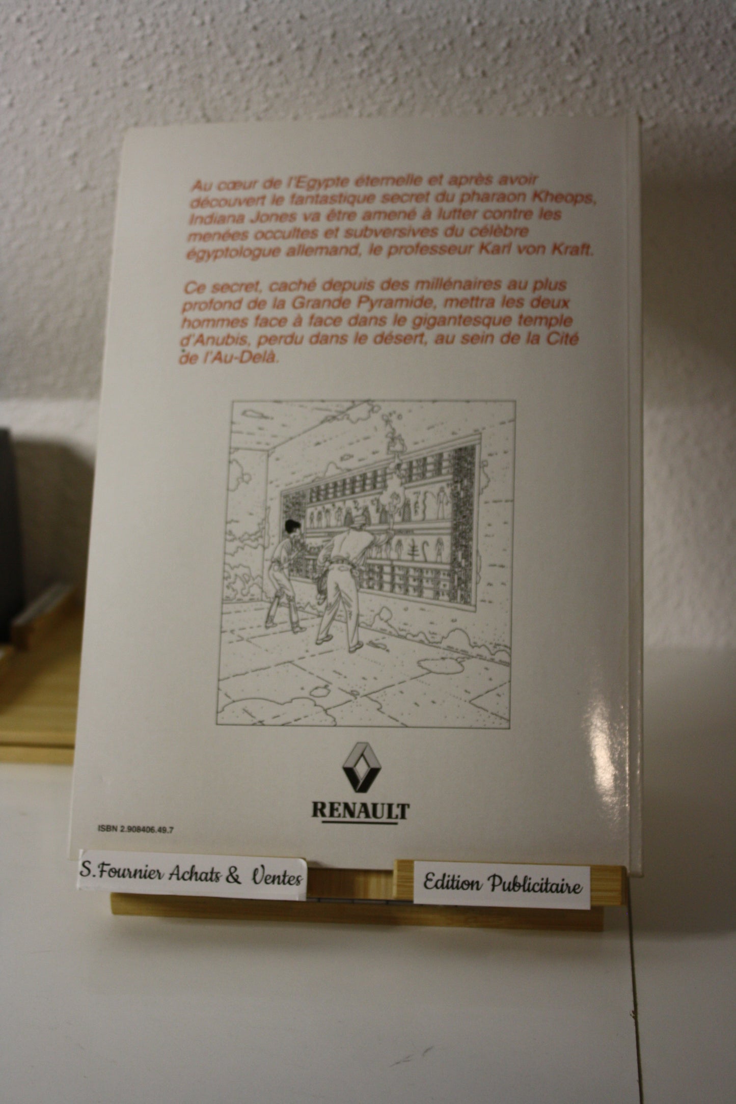 Le secret de la pyramide – Indiana Jones - Moliterni Alessandrini - Lucasfilm- Renault - 1996 - TBE