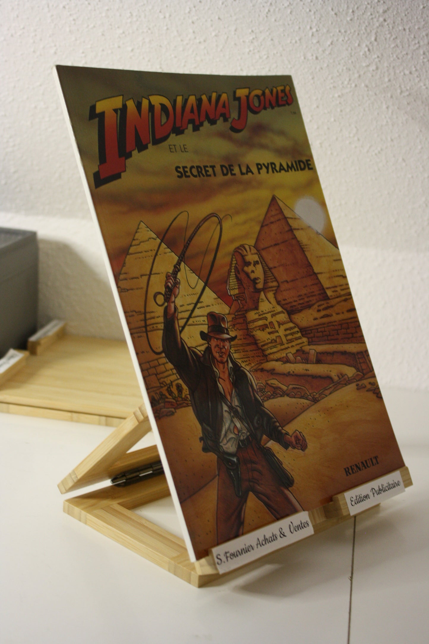 Le secret de la pyramide – Indiana Jones - Moliterni Alessandrini - Lucasfilm- Renault - 1996 - TBE