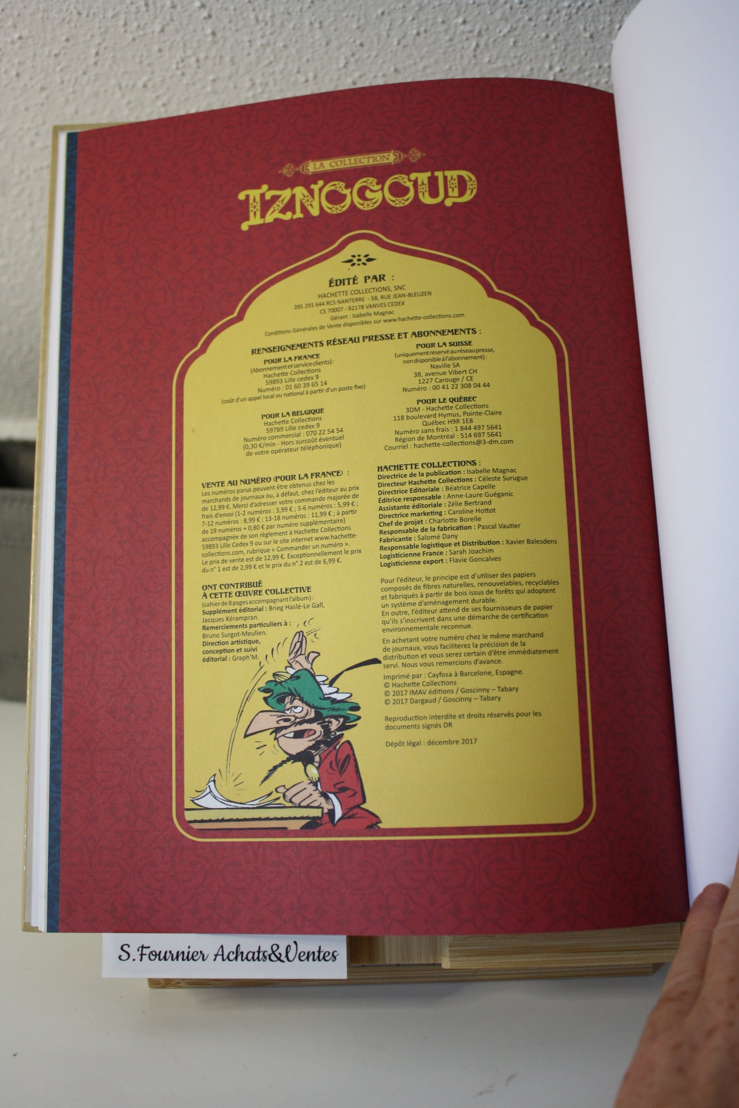 La collection tome1 - Iznogoud – Goscinny et Tabary – Hachette - Rédition - 2017