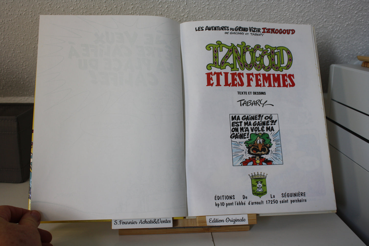 Iznogoud et les femmes – Iznogoud – Goscinny et Tabary - Edition de la Séguiniere – EO - 1983