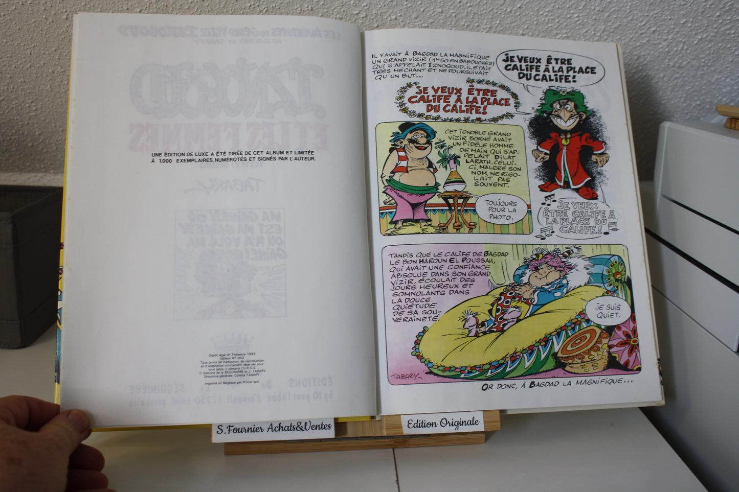 Iznogoud et les femmes – Iznogoud – Goscinny et Tabary - Edition de la Séguiniere – EO - 1983