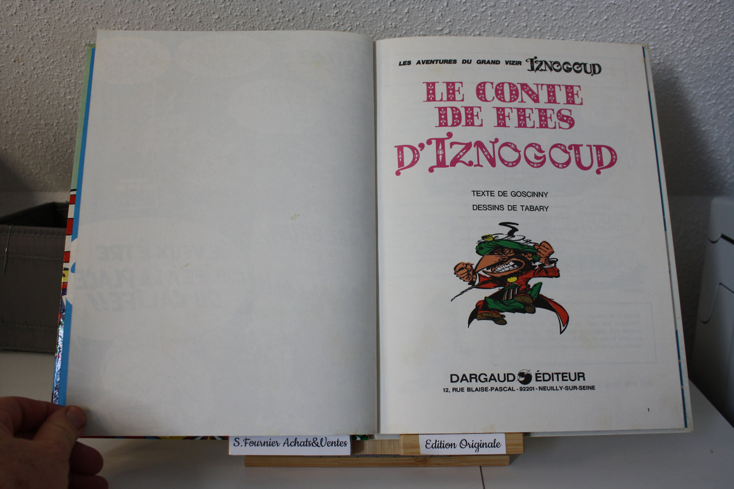 Le conte de fées d’Iznogoud – Iznogoud – Goscinny et Tabary - Dargaud Editeur – EO - 1976