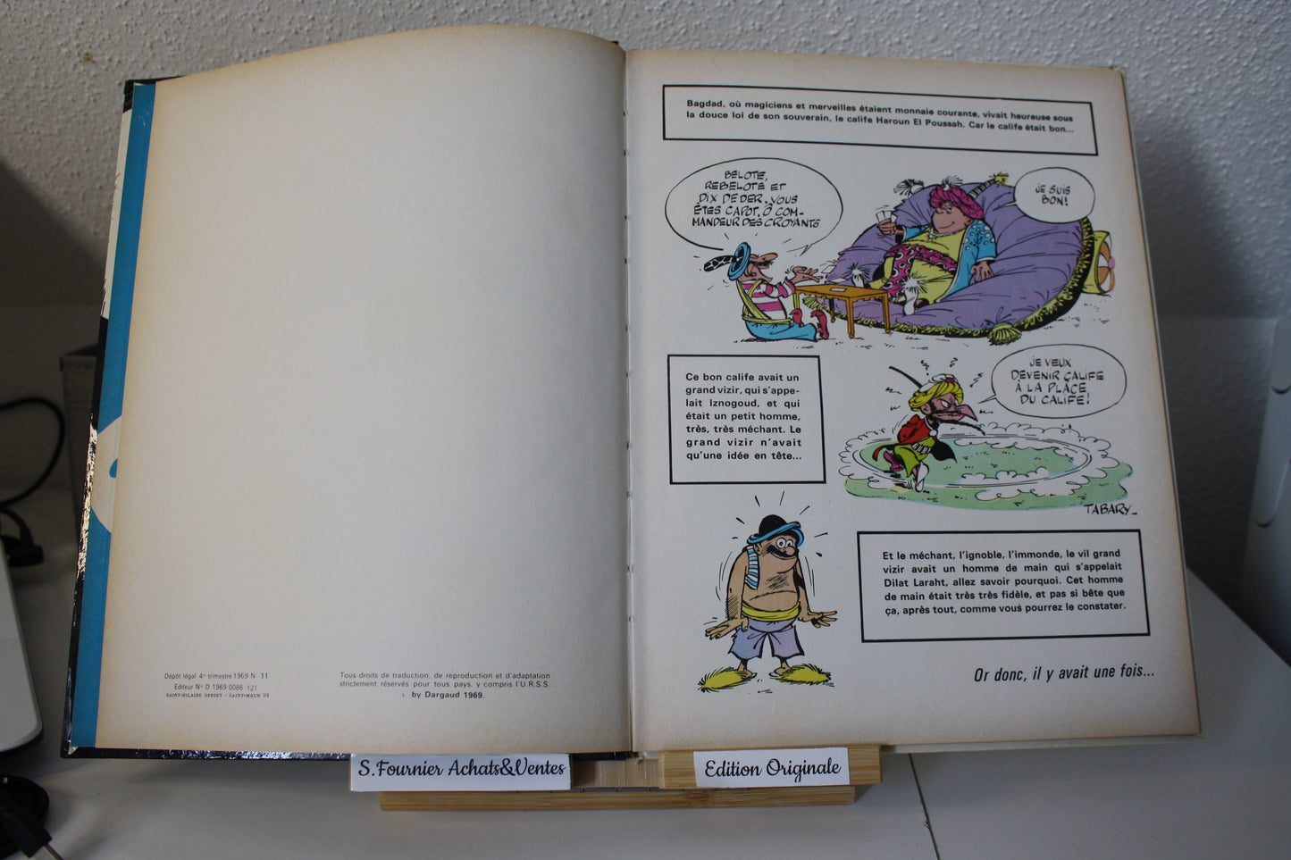 Des astres pour Iznogoud – Iznogoud – Goscinny et Tabary - Edition du Lombard – EO - 1969