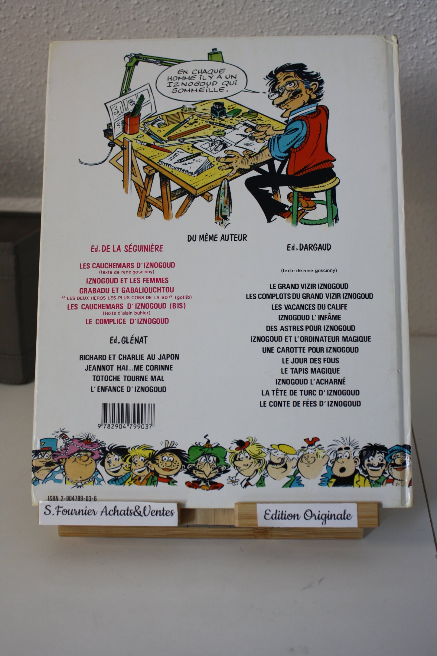 Le complice d’Iznogoud – Iznogoud – Goscinny et Tabary - Edition de la séguinière – EO - 1985