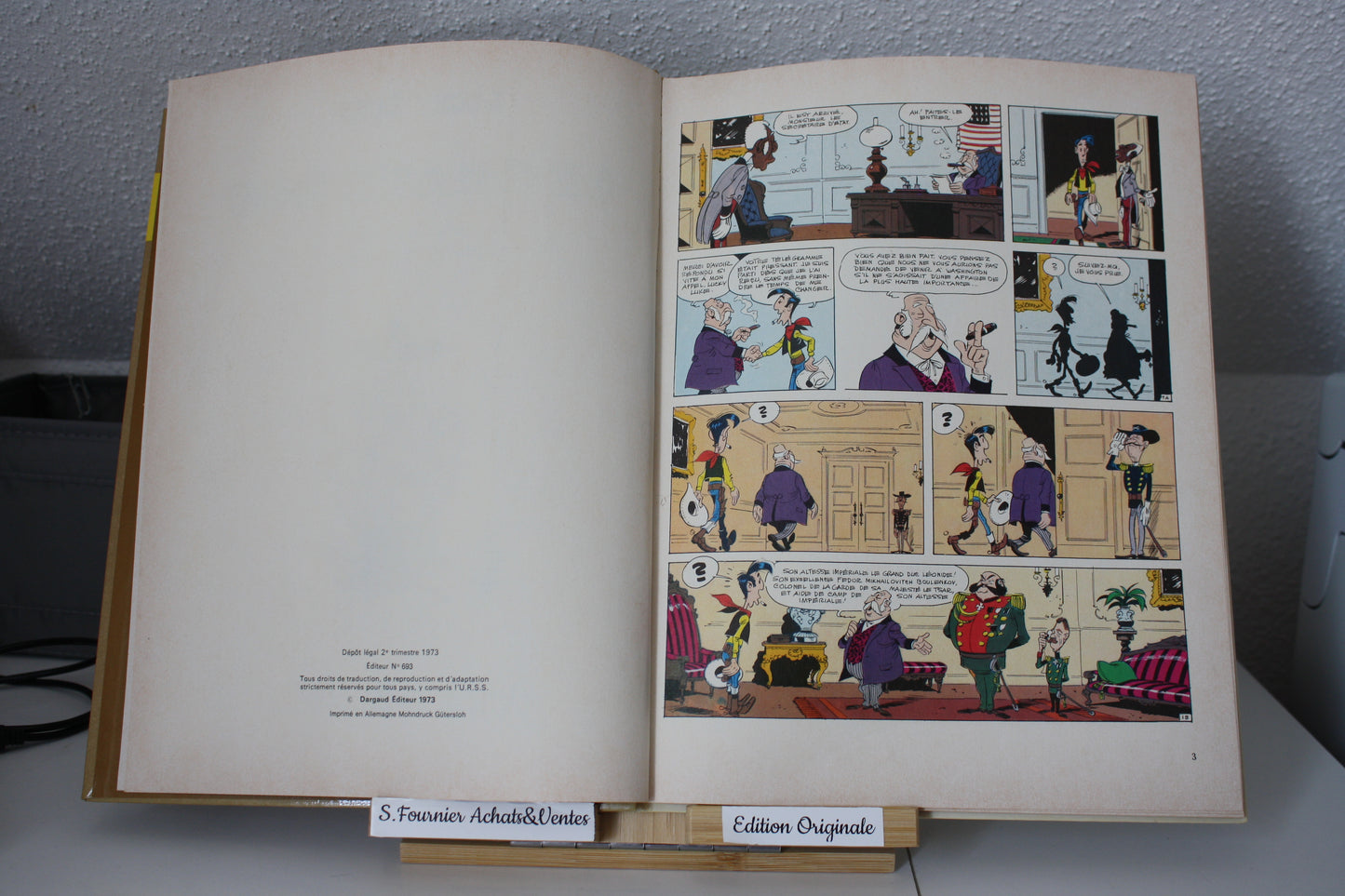 Le Grand Duc – Lucky Luke – Morris et Goscinny - Dargaud – EO - 1973