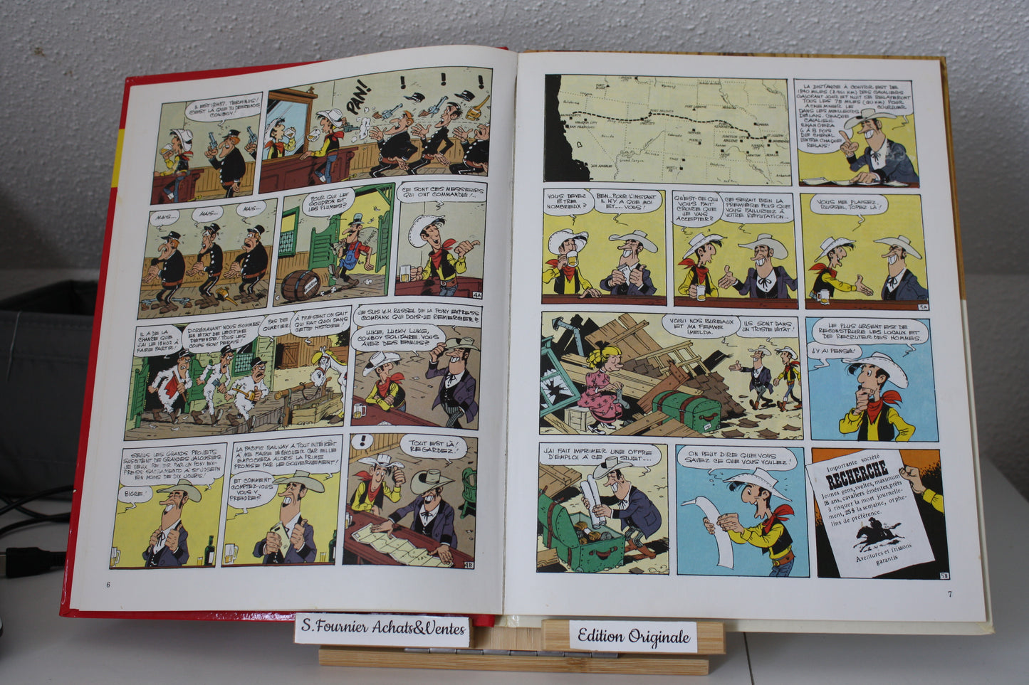 Le Pony Express – Lucky Luke – Morris, Fauche et Léturgie - Dargaud – EO - 1988