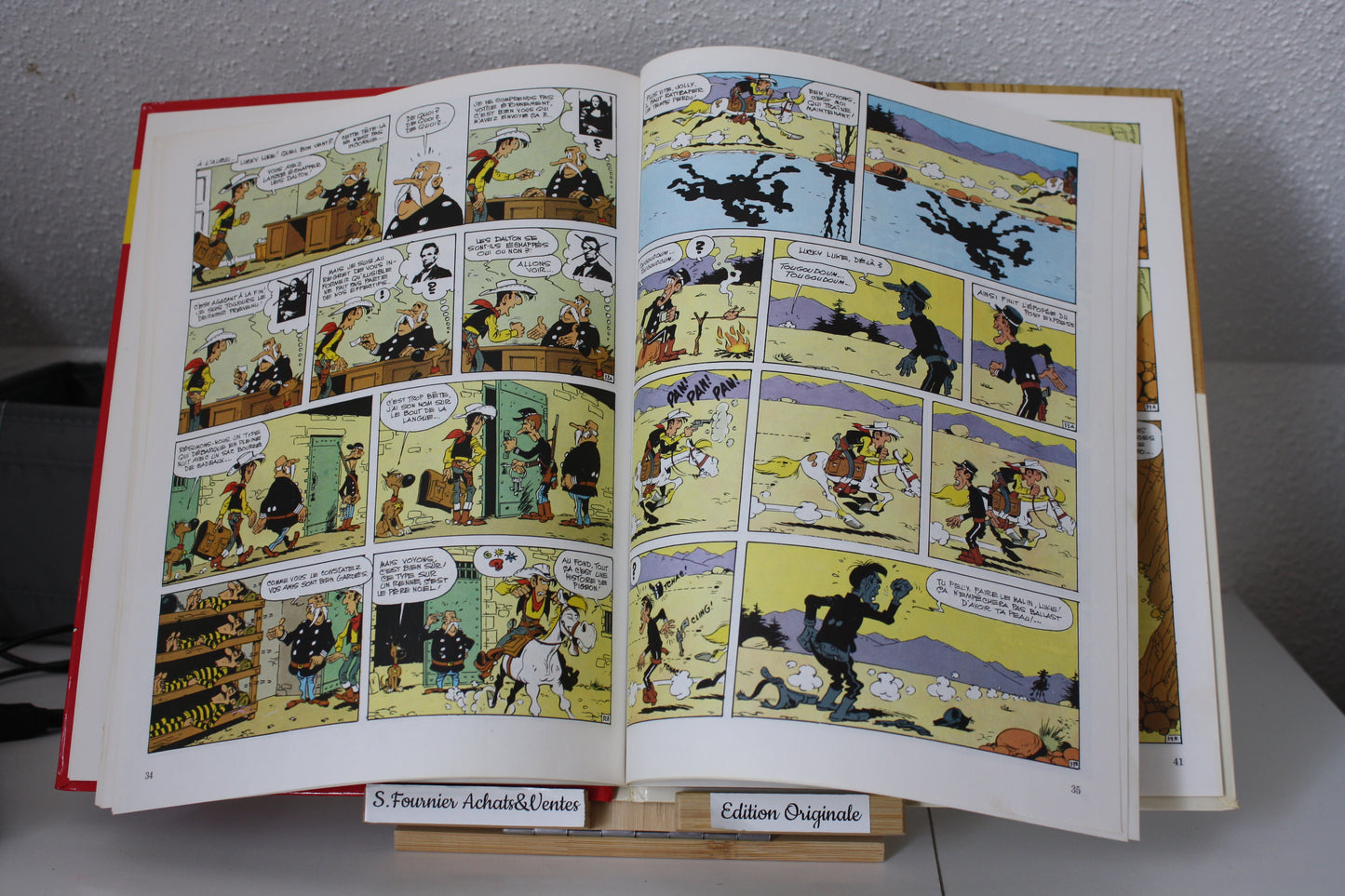 Le Pony Express – Lucky Luke – Morris, Fauche et Léturgie - Dargaud – EO - 1988