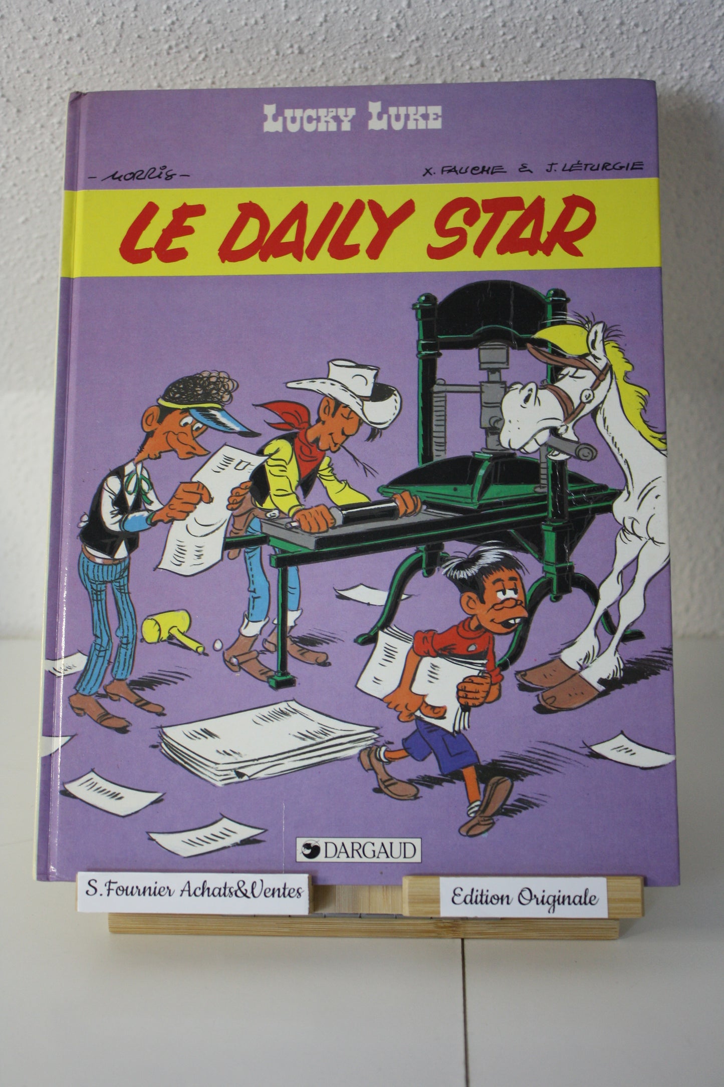 Le Daily Star – Lucky Luke – Morris, Fauche et Léturgie - Dargaud - EO - 1984