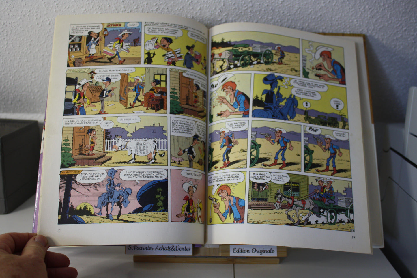 Le Daily Star – Lucky Luke – Morris, Fauche et Léturgie - Dargaud - EO - 1984