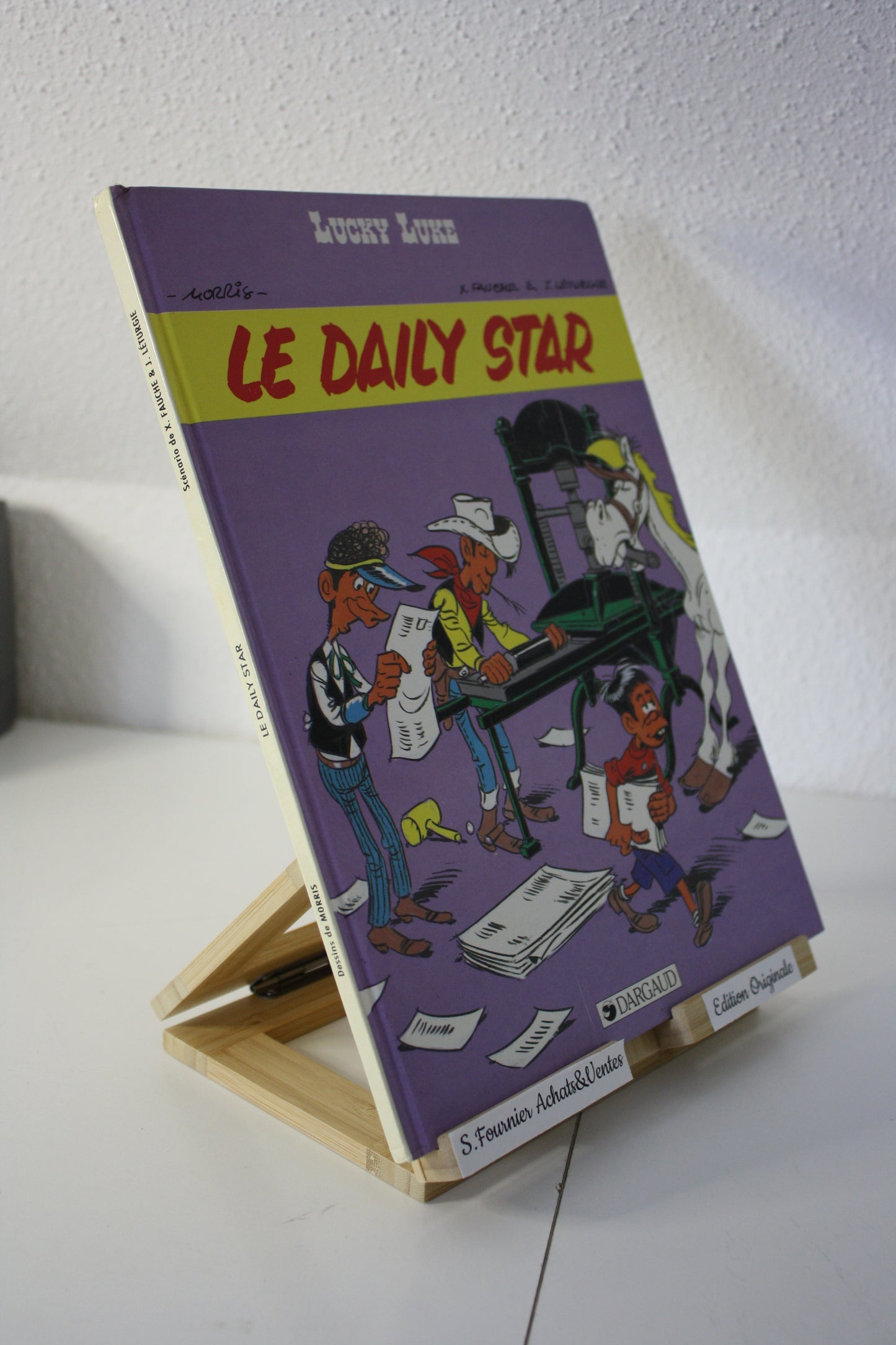 Le Daily Star – Lucky Luke – Morris, Fauche et Léturgie - Dargaud - EO - 1984