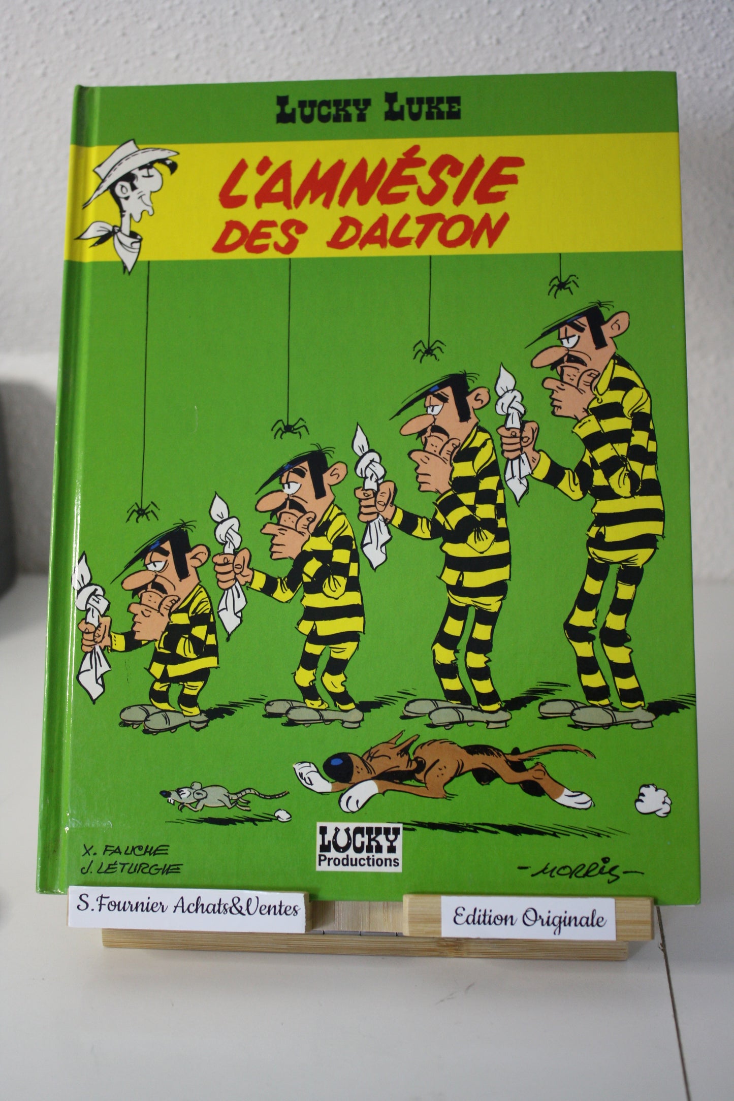 L’amnésie des Dalton – Lucky Luke - Morris, Fauche et Léturgie - Lucky production - EO - 1991 - Abimé