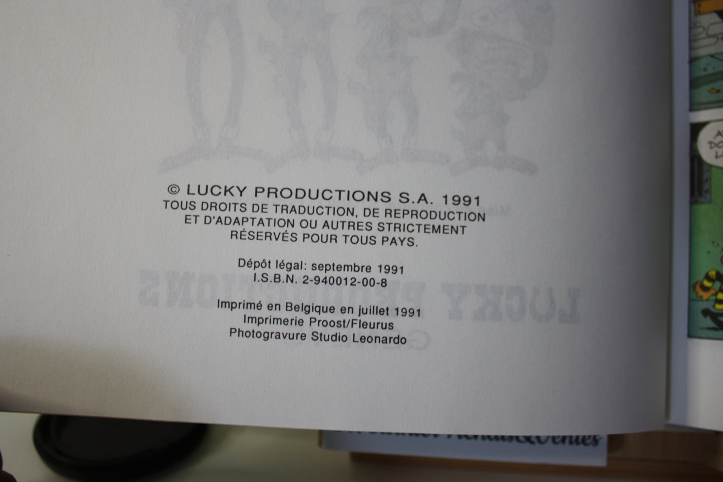 L’amnésie des Dalton – Lucky Luke - Morris, Fauche et Léturgie - Lucky production - EO - 1991 - Abimé