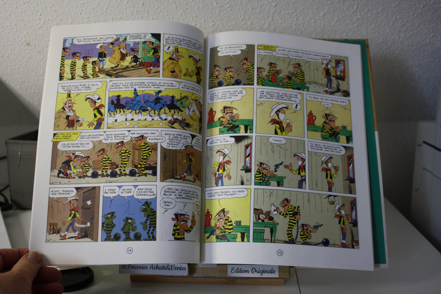 L’amnésie des Dalton – Lucky Luke - Morris, Fauche et Léturgie - Lucky production - EO - 1991 - Abimé