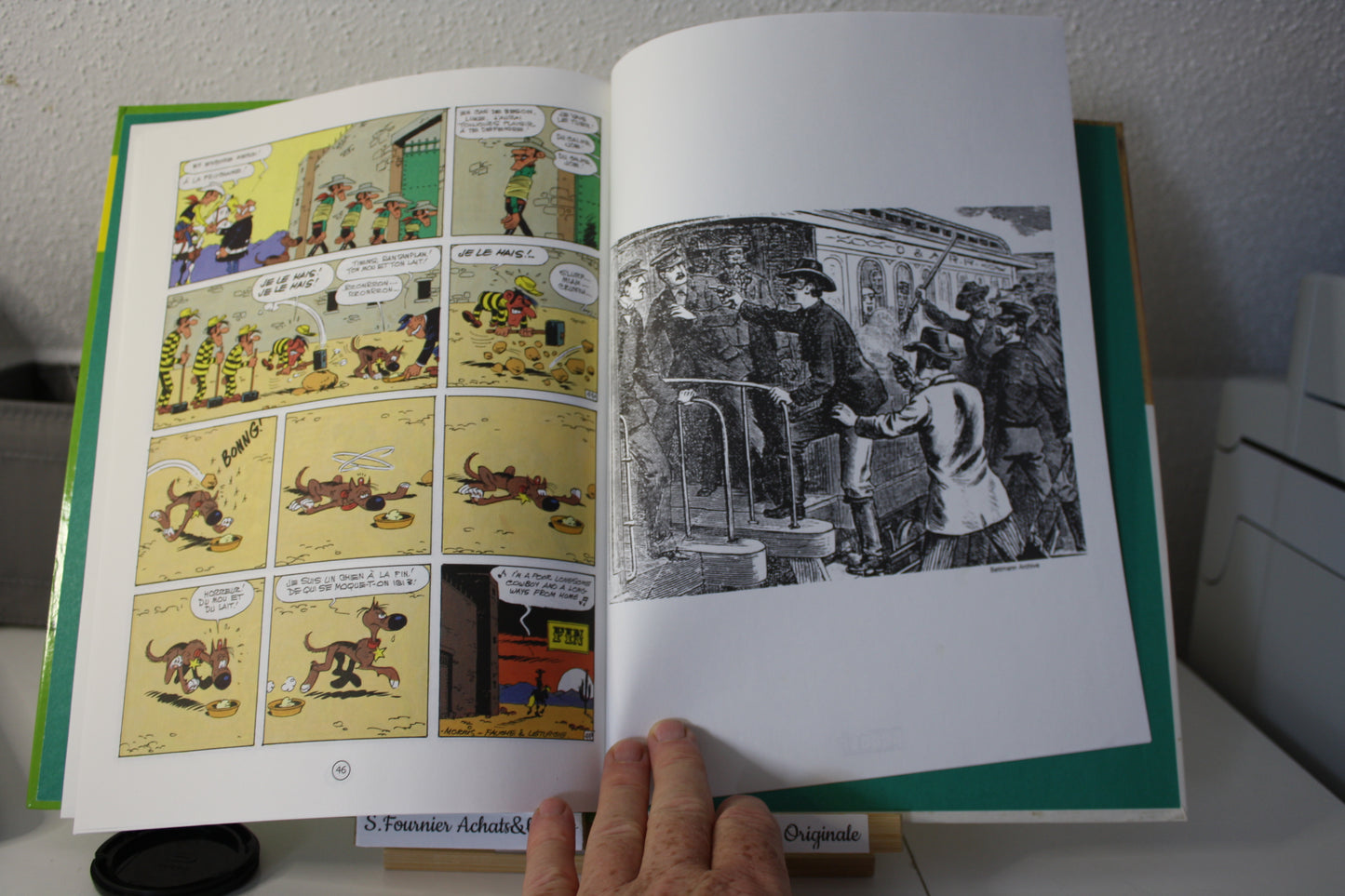 L’amnésie des Dalton – Lucky Luke - Morris, Fauche et Léturgie - Lucky production - EO - 1991 - Abimé
