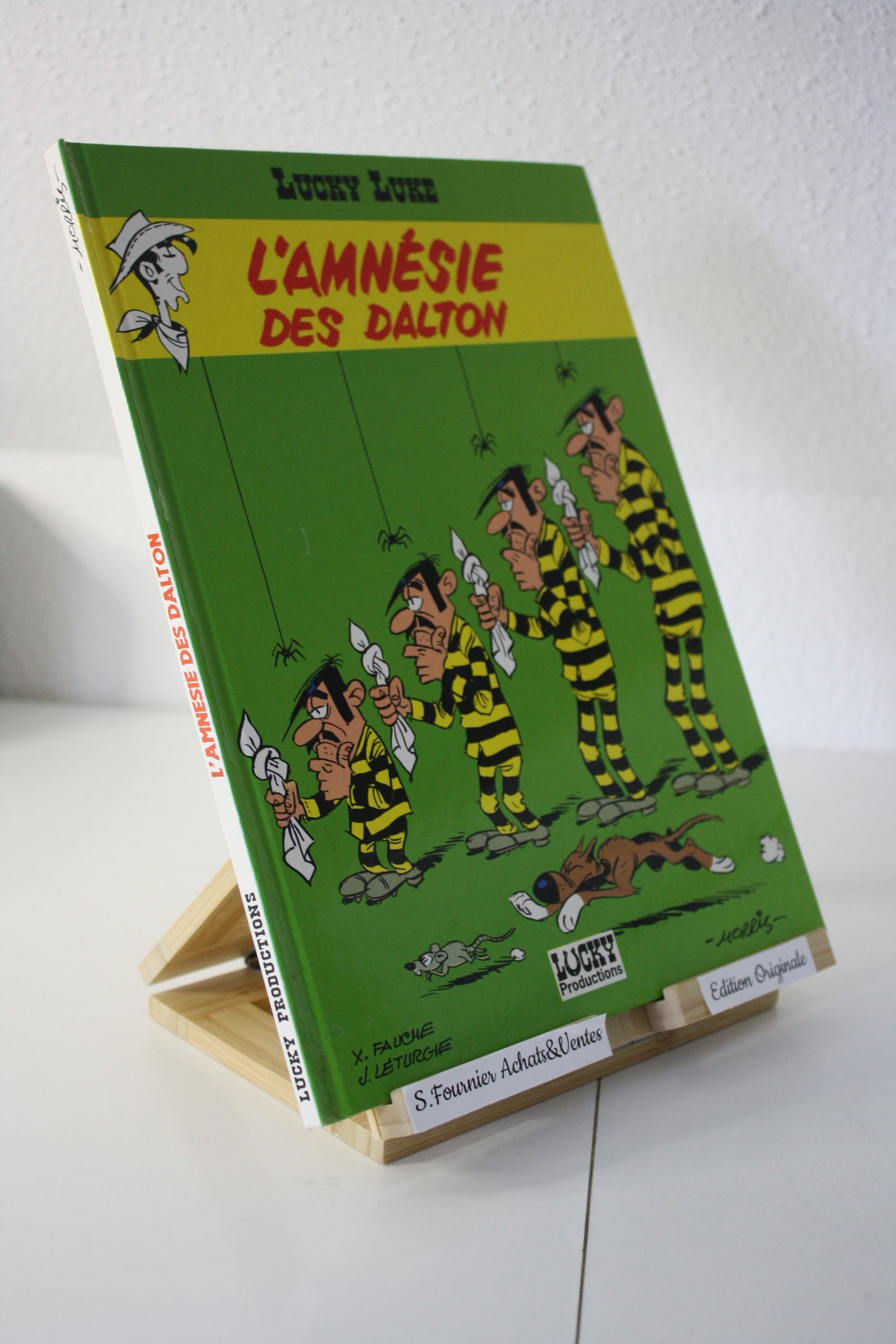 L’amnésie des Dalton – Lucky Luke - Morris, Fauche et Léturgie - Lucky production - EO - 1991 - Abimé